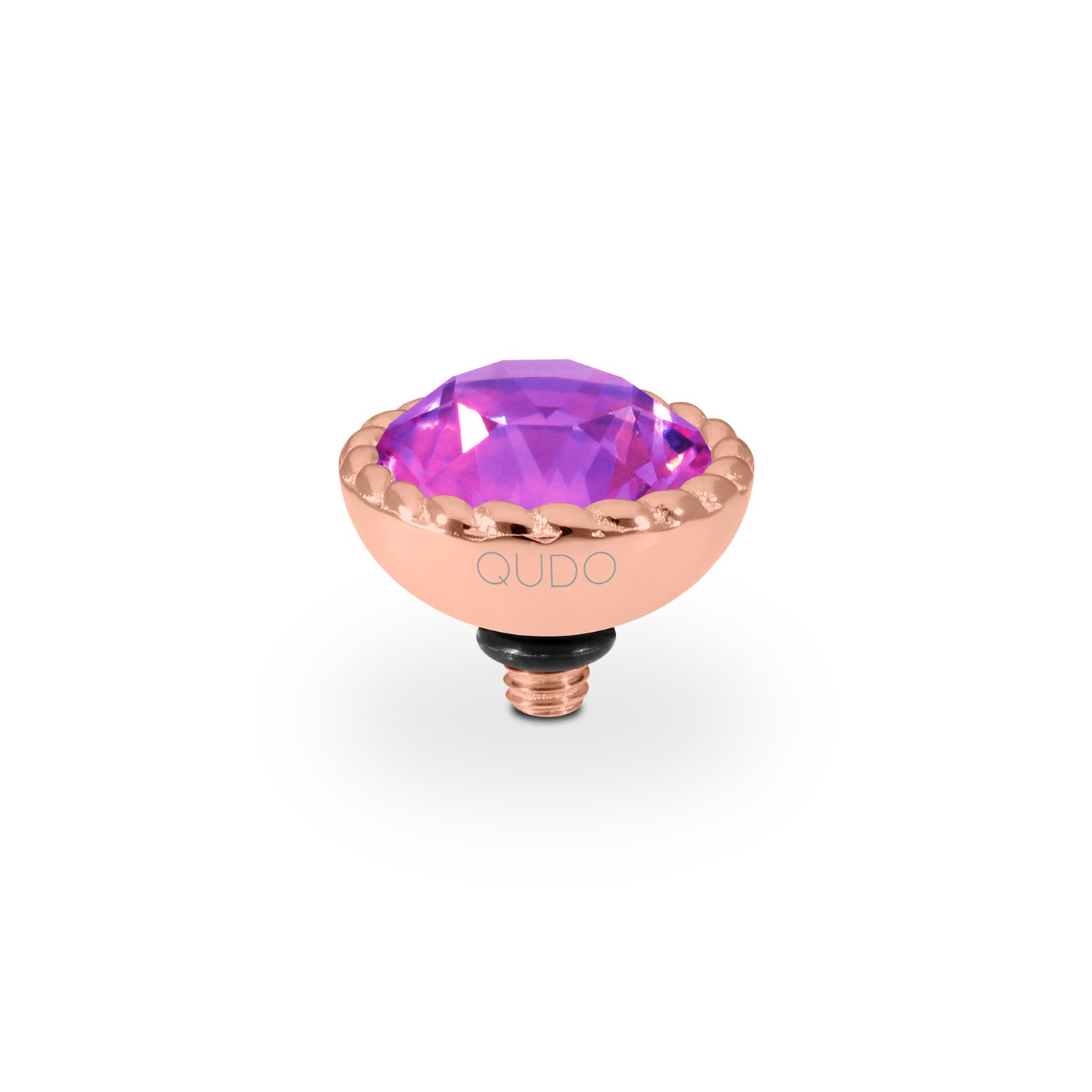 Bocconi Top 11 mm - Roségold Crystal Electric Violet Ignite