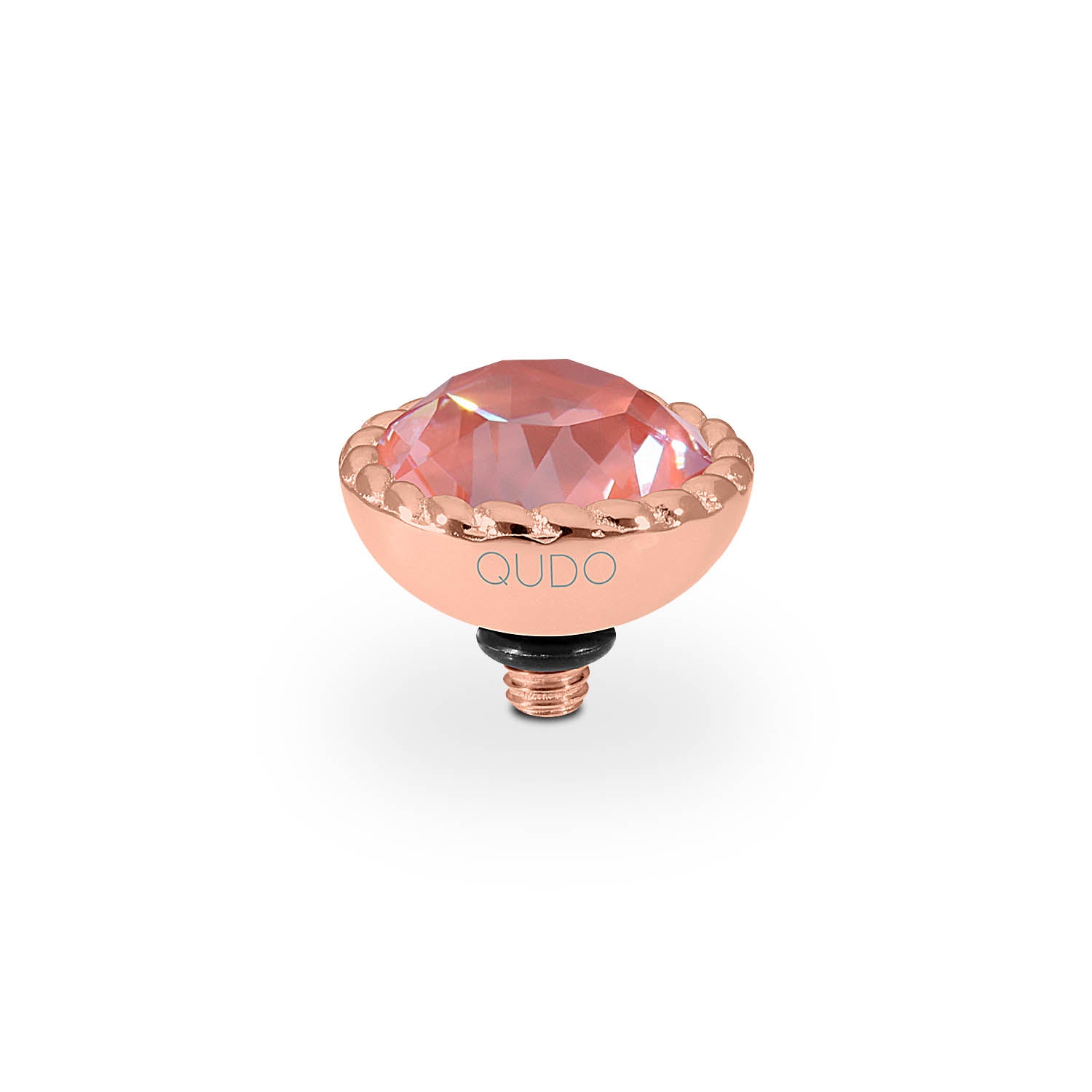Bocconi Top 11 mm - Roségold crystal maroon ignite