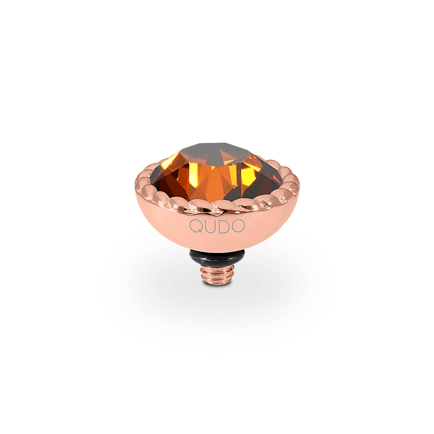 Bocconi Top 11 mm - Roségold smoked amber