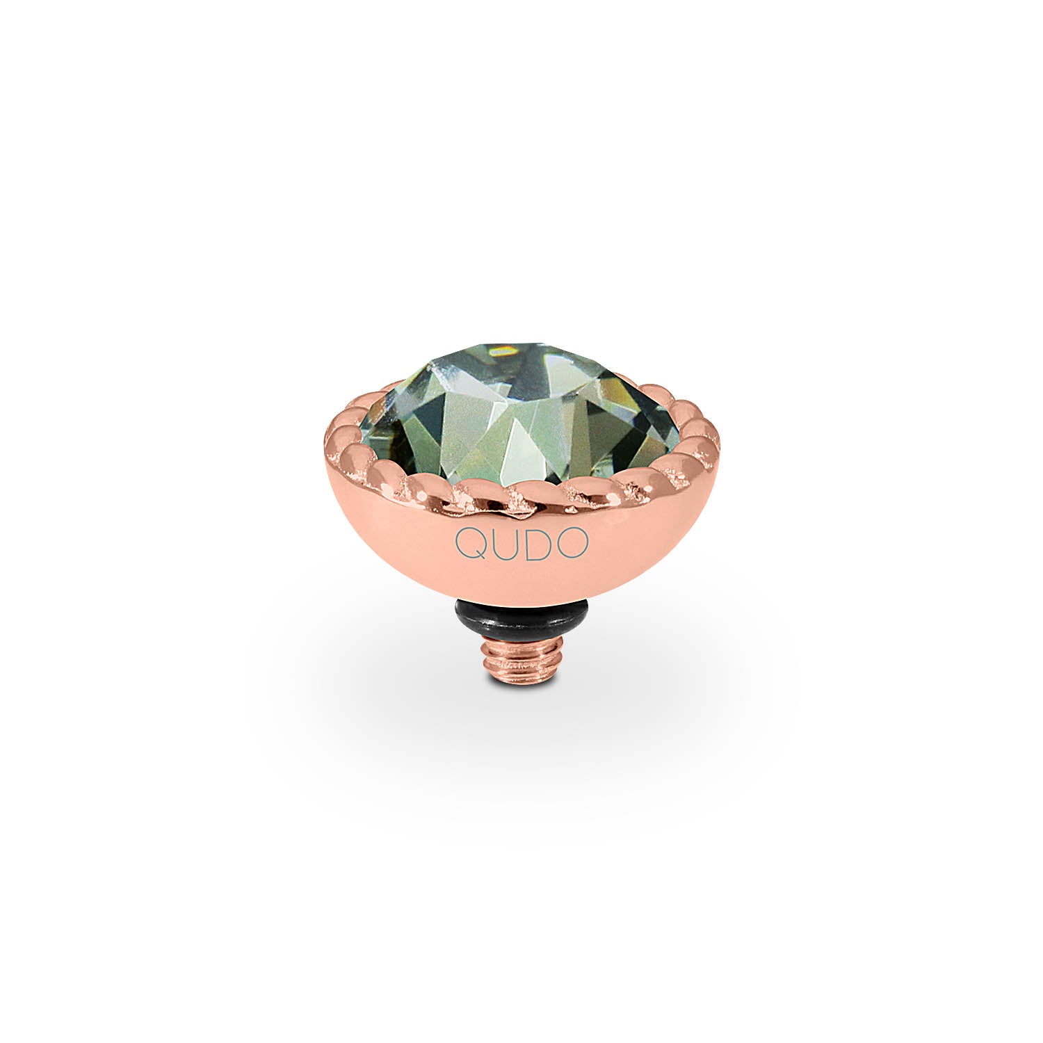 Bocconi Top 11 mm - Roségold black diamond