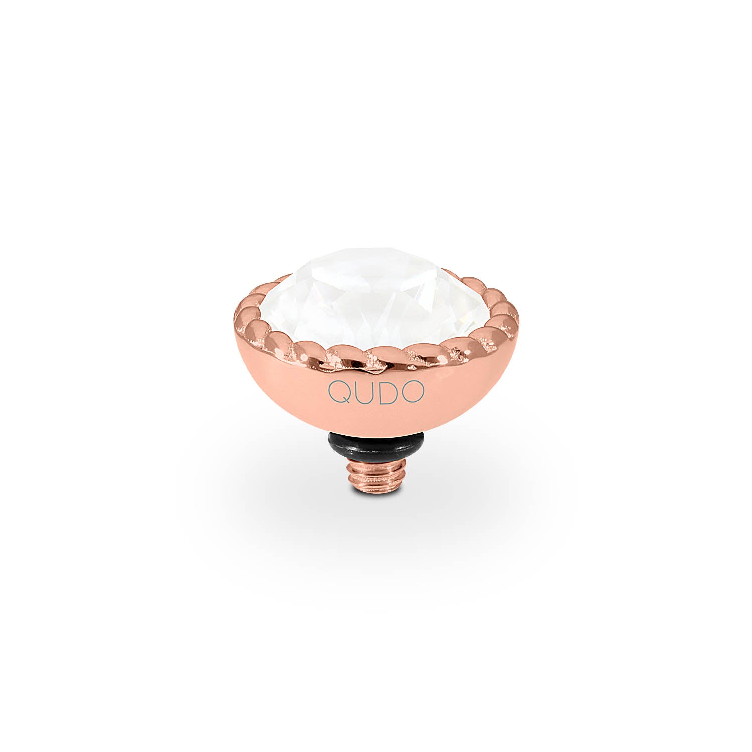 Bocconi Top 11 mm - Roségold crystal electric white ignite