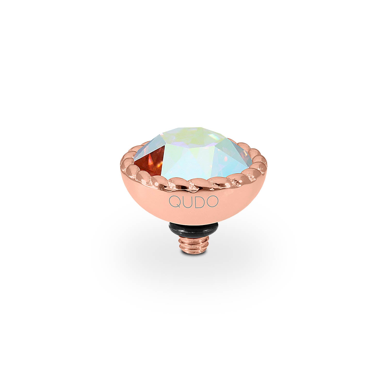 Bocconi Top 11 mm - Roségold crystal aurora boreale