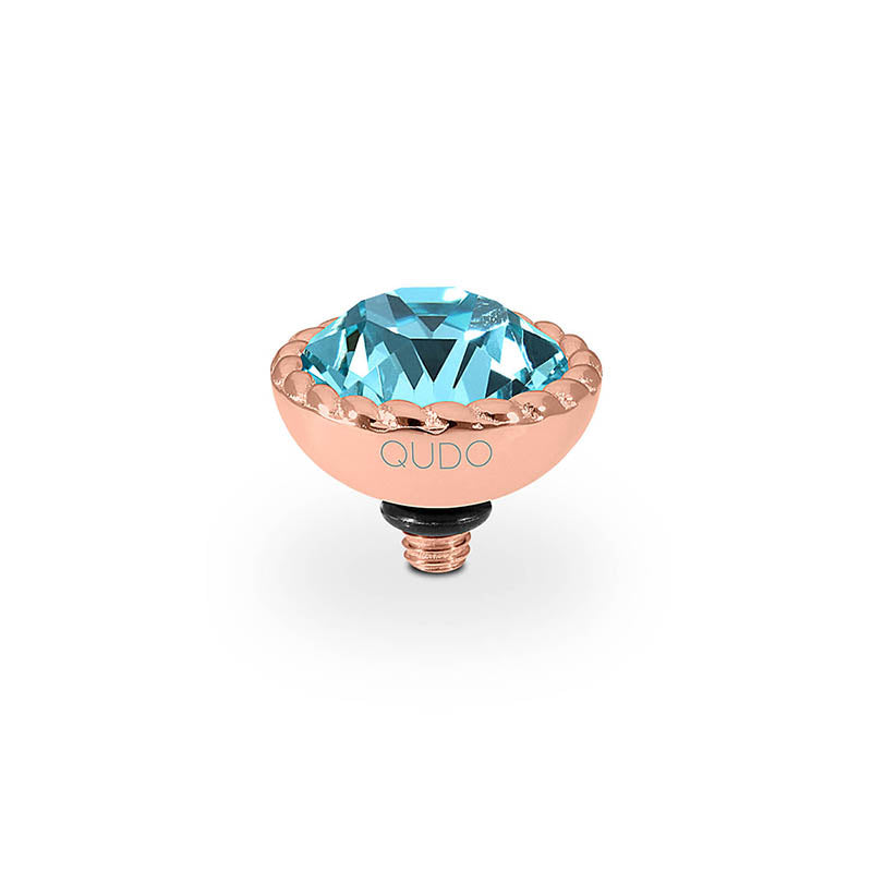 Bocconi Top 11 mm - Roségold Light Turquoise