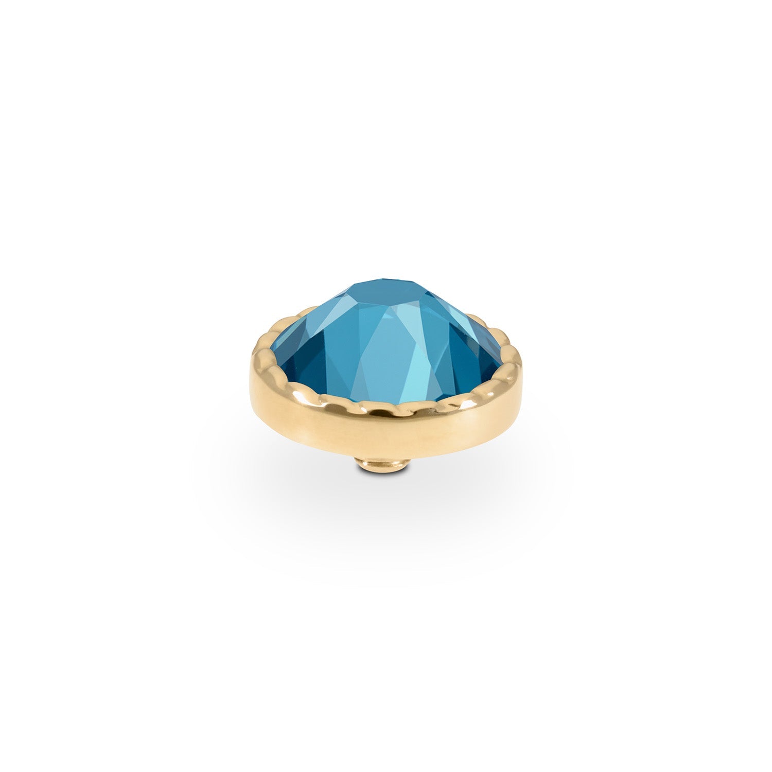 Bocconi flat Top 9 mm - Gold