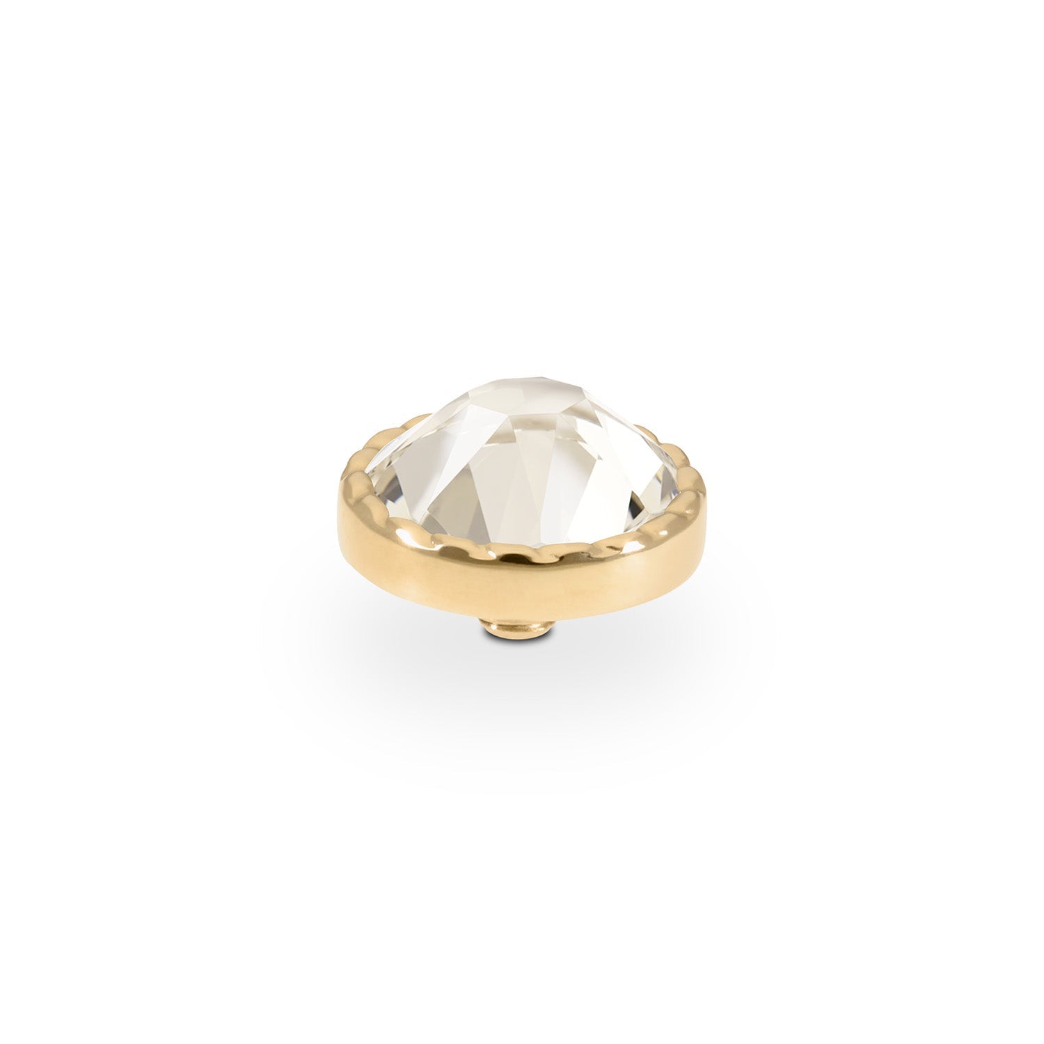 Bocconi flat Top 9 mm - Gold