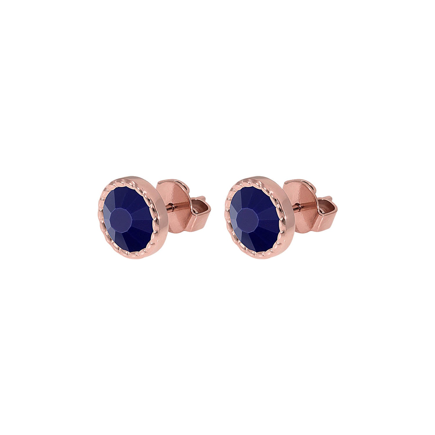 Bocconi Flat Ear Studs 9 mm - Gold