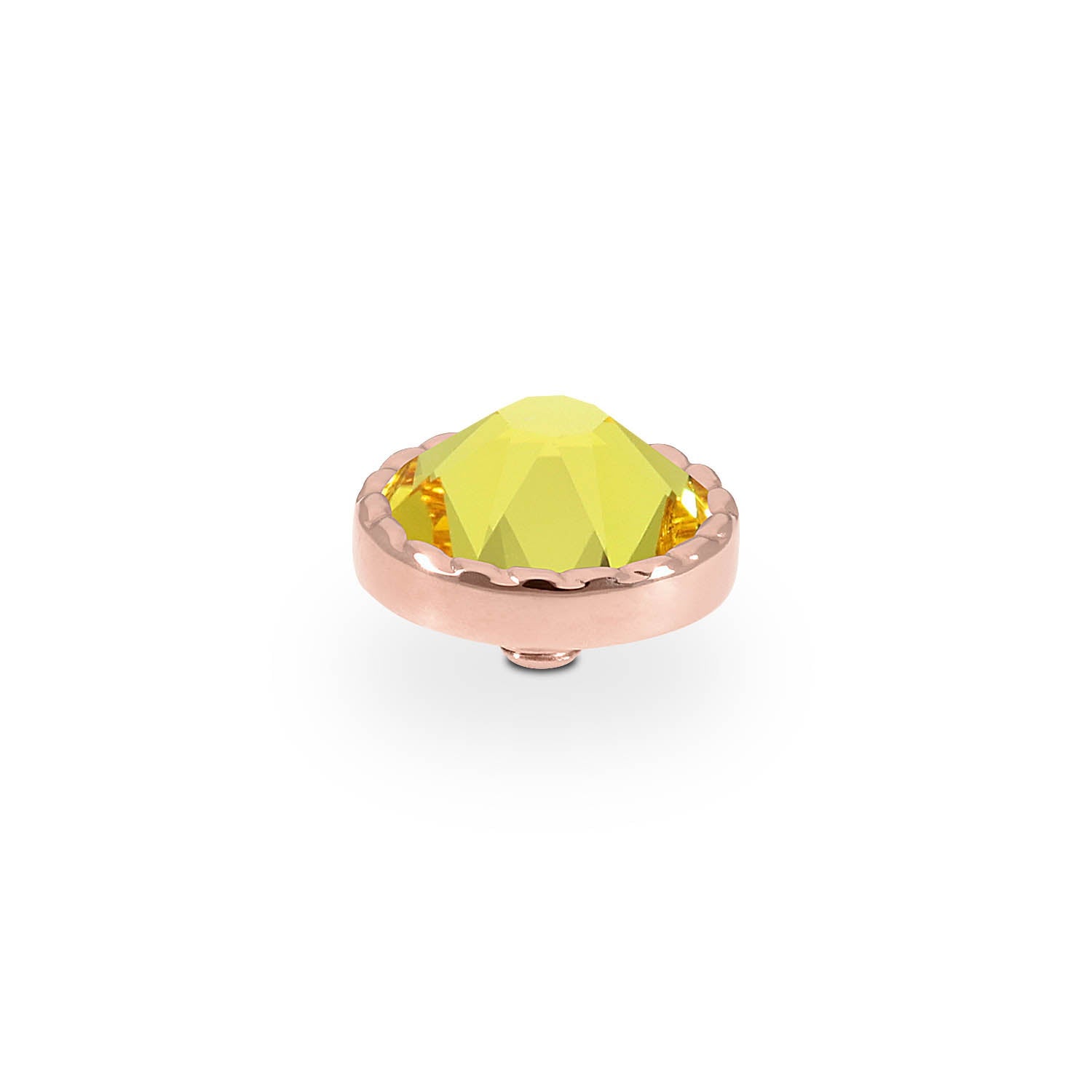 Bocconi flat Top 9 mm - Gold