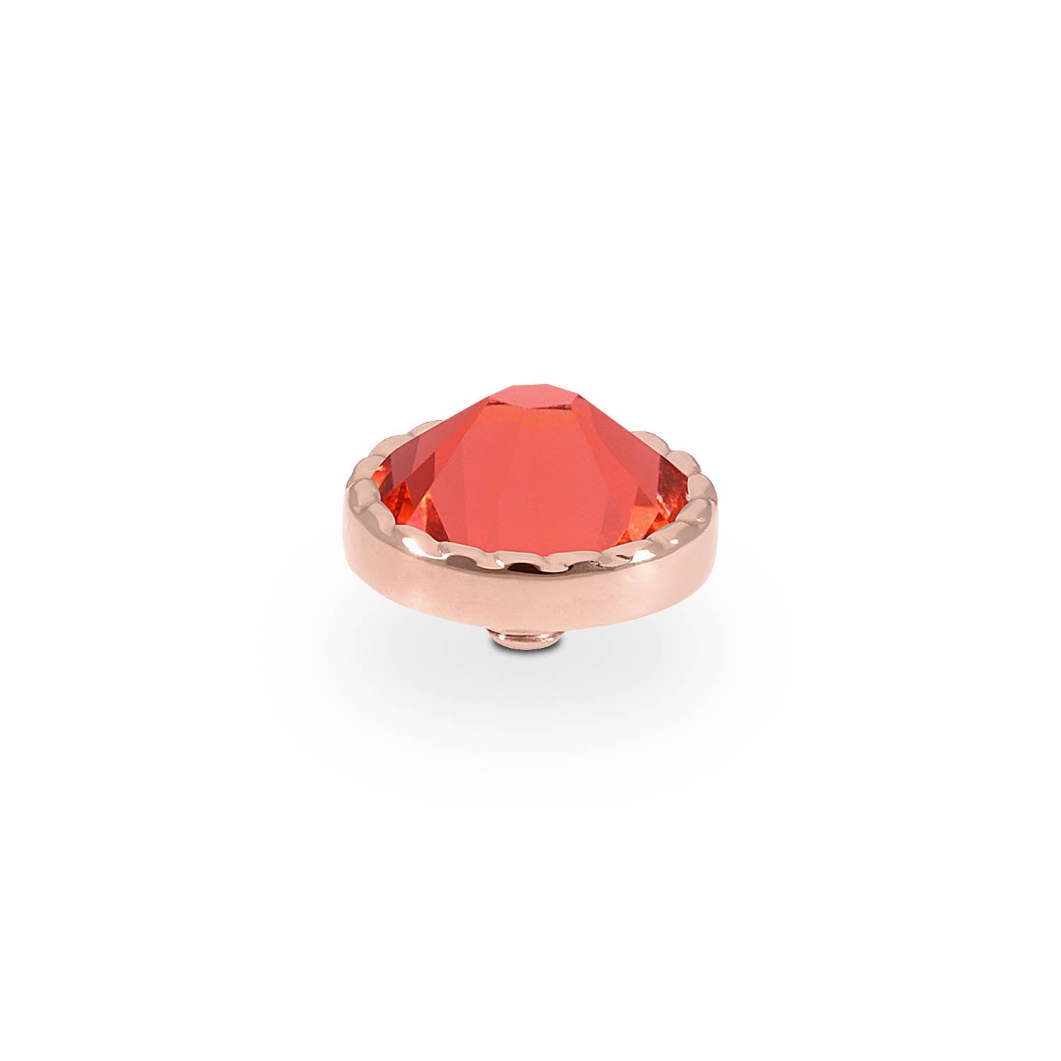 Bocconi Flat Top 9 mm - Roségold