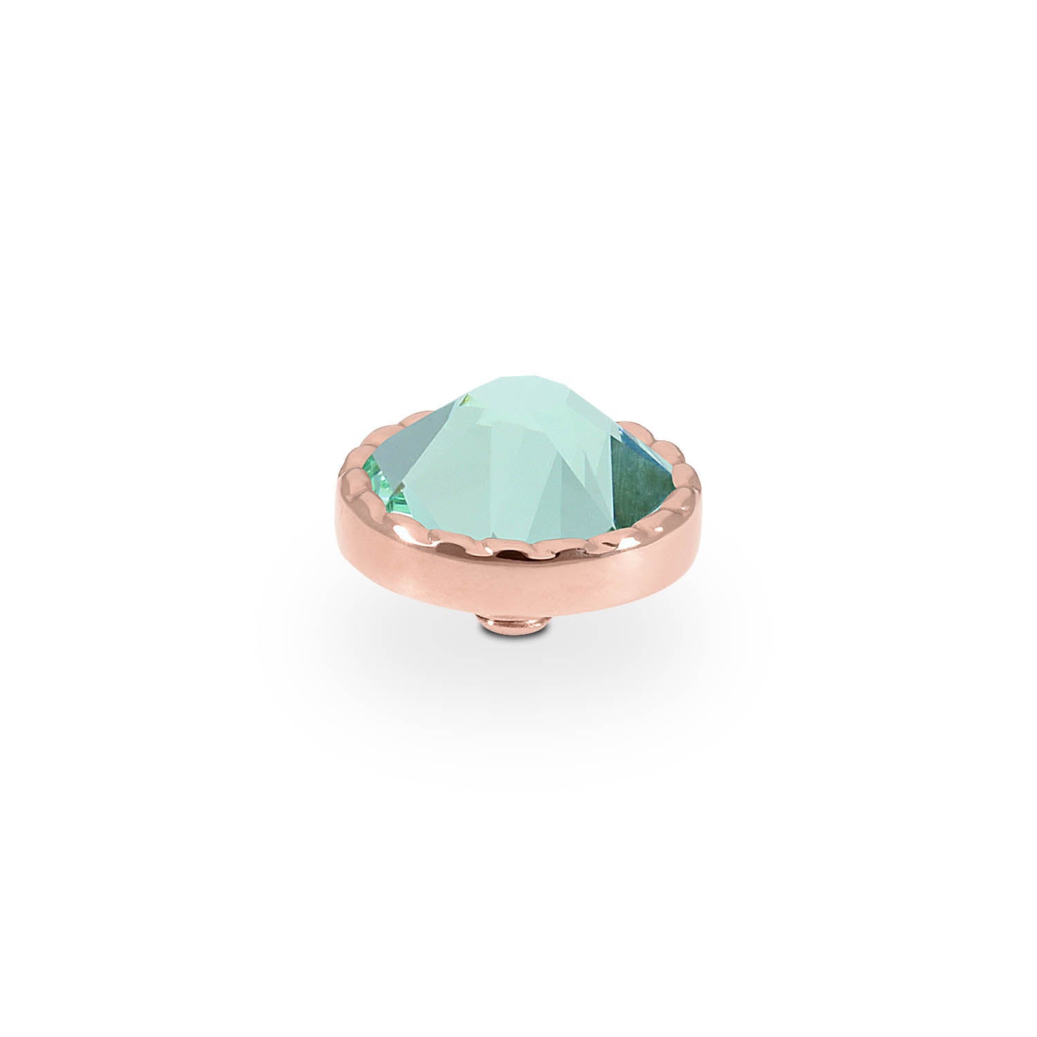 Bocconi Flat Top 9 mm - Roségold
