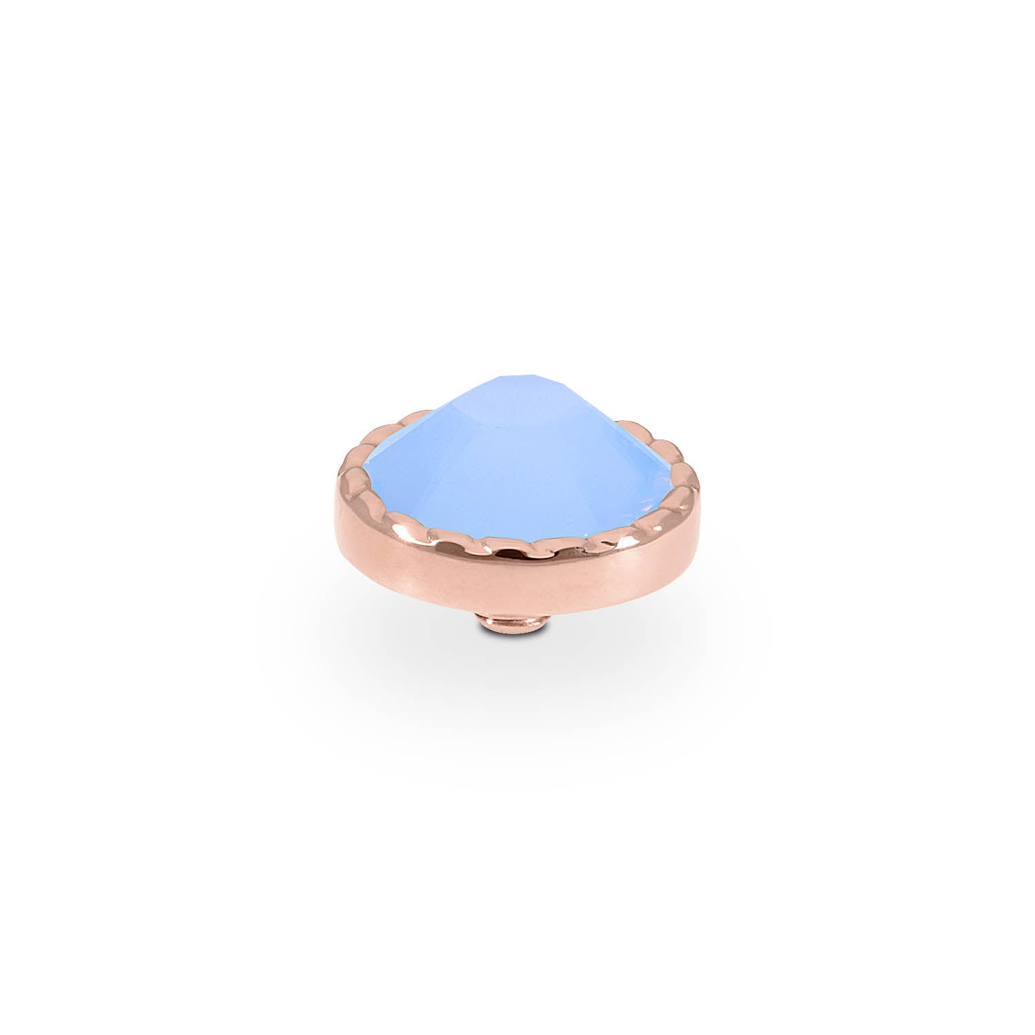 Bocconi Flat Top 9 mm - Roségold