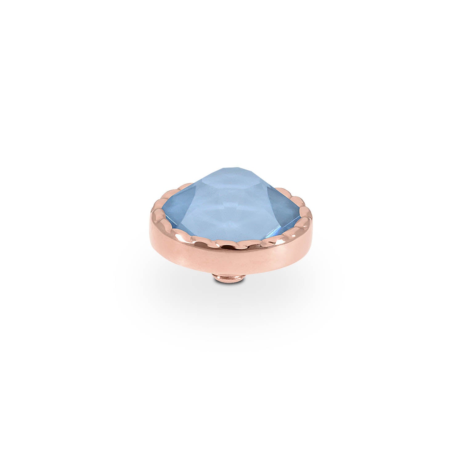 Bocconi Flat Top 9 mm - Roségold