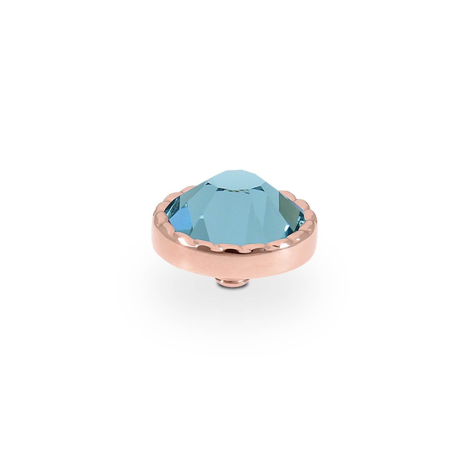 Bocconi flat Top 9 mm - Gold