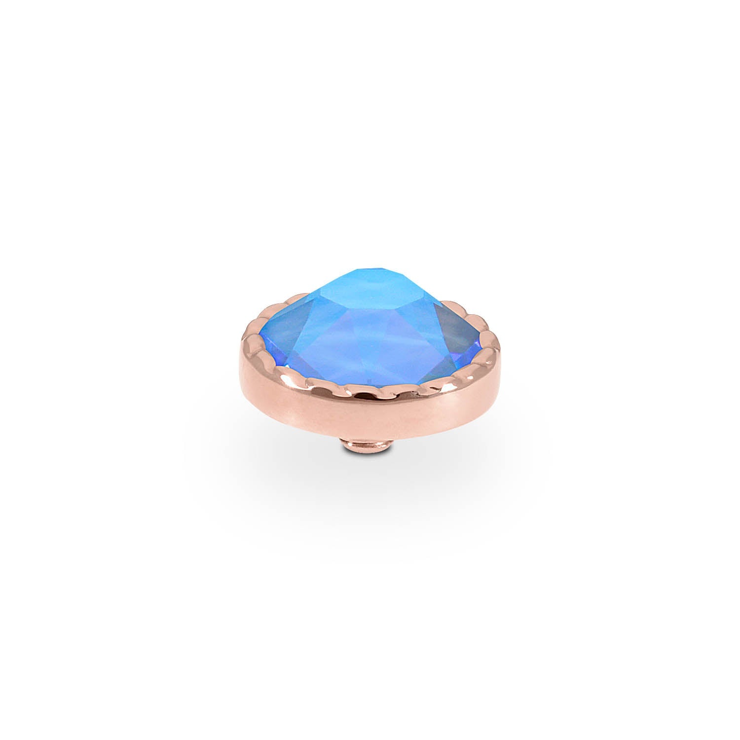 Bocconi Flat Top 9 mm - Roségold