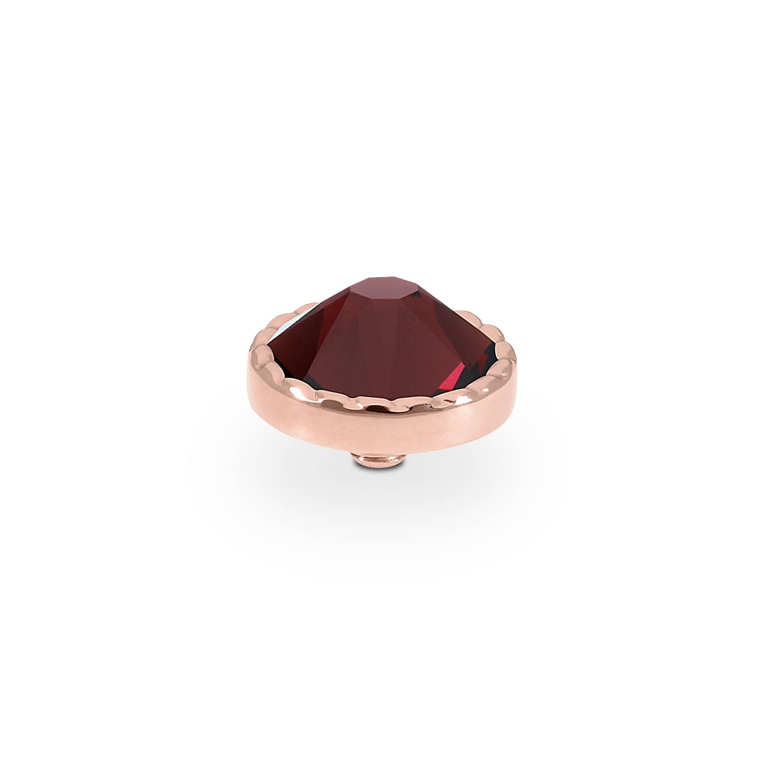 Bocconi Flat Top 9 mm - Roségold