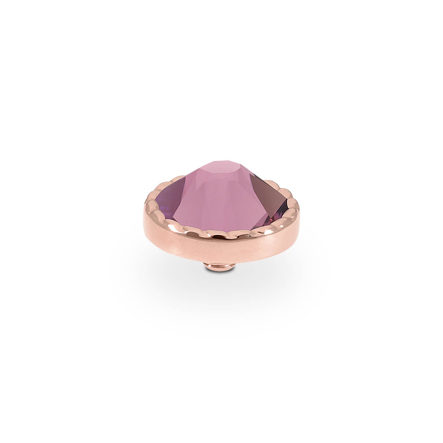 Bocconi Flat Top 9 mm - Roségold