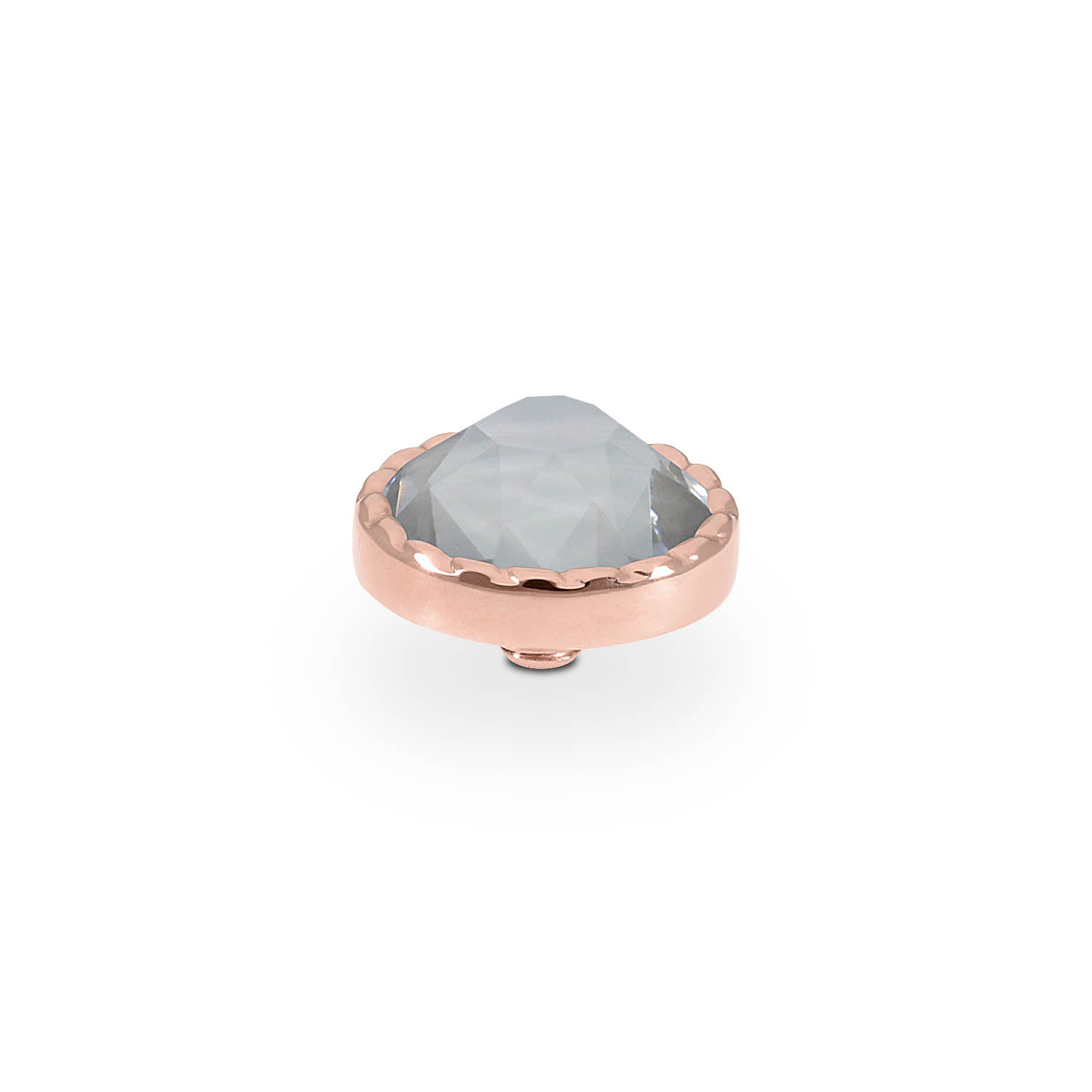 Bocconi Flat Top 9 mm - Roségold