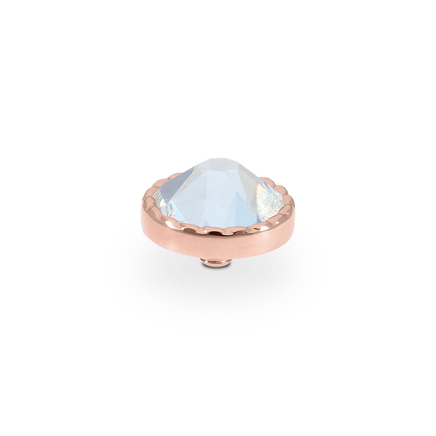 Bocconi Flat Top 9 mm - Roségold
