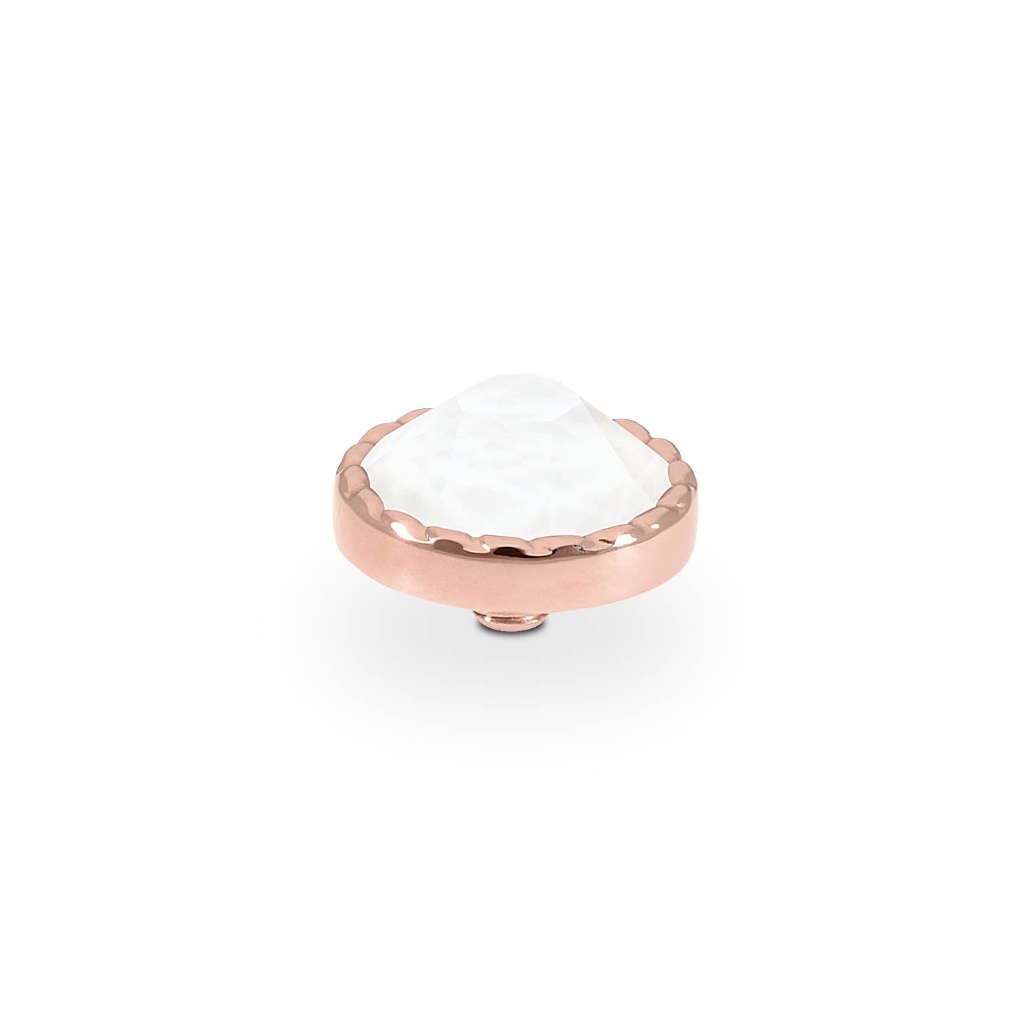 Bocconi Flat Top 9 mm - Roségold