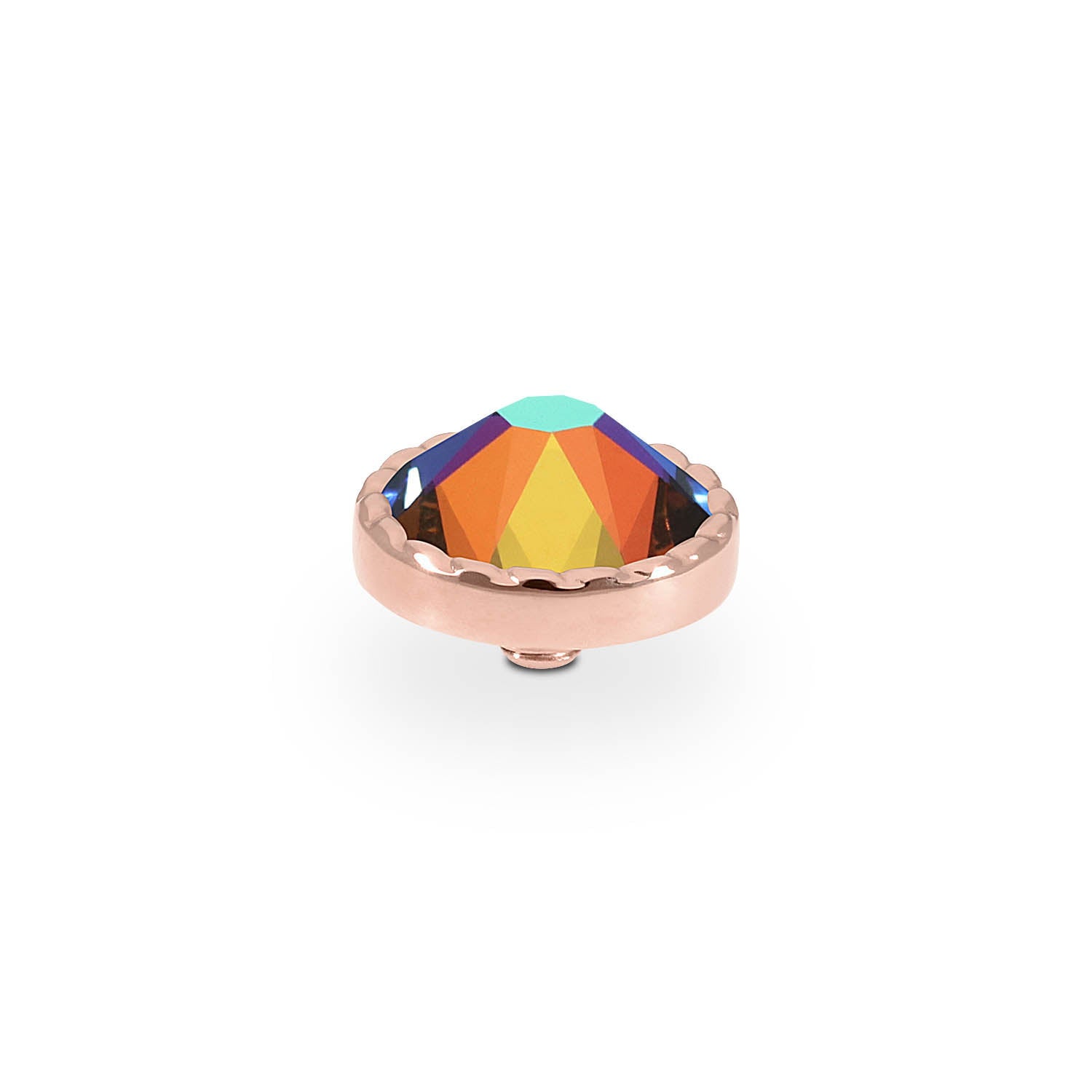 Bocconi Flat Top 9 mm - Roségold