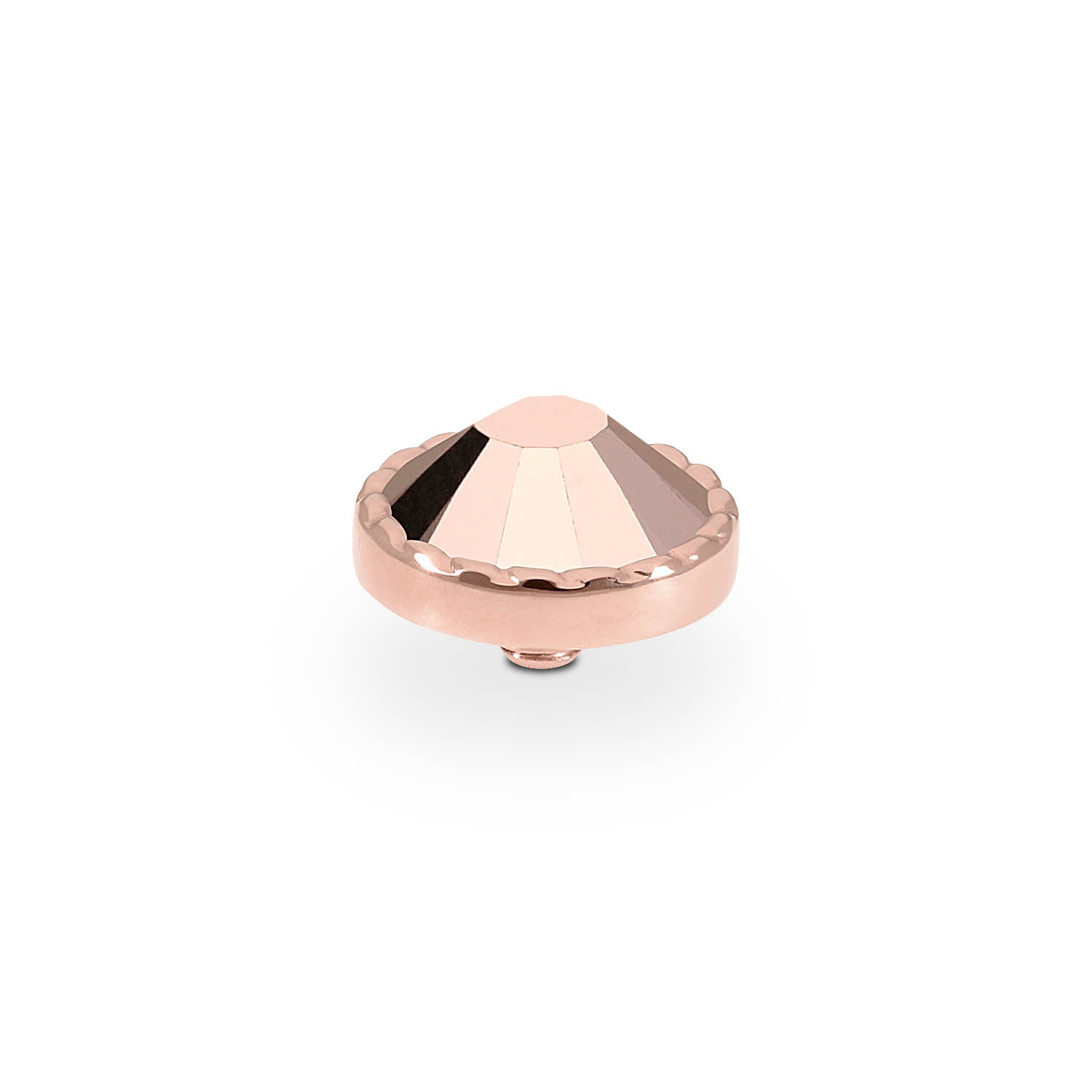 Bocconi Flat Top 9 mm - Roségold