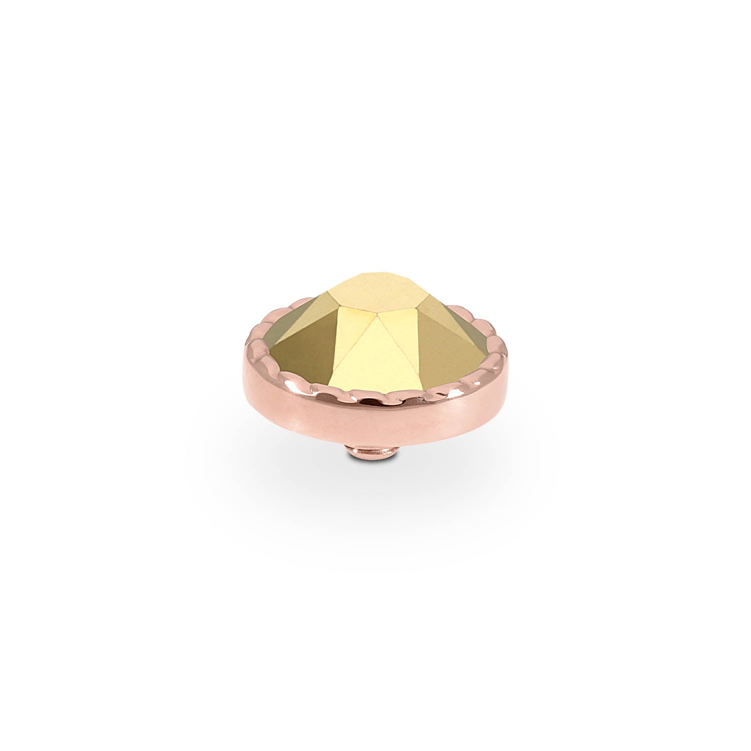 Bocconi Flat Top 9 mm - Roségold