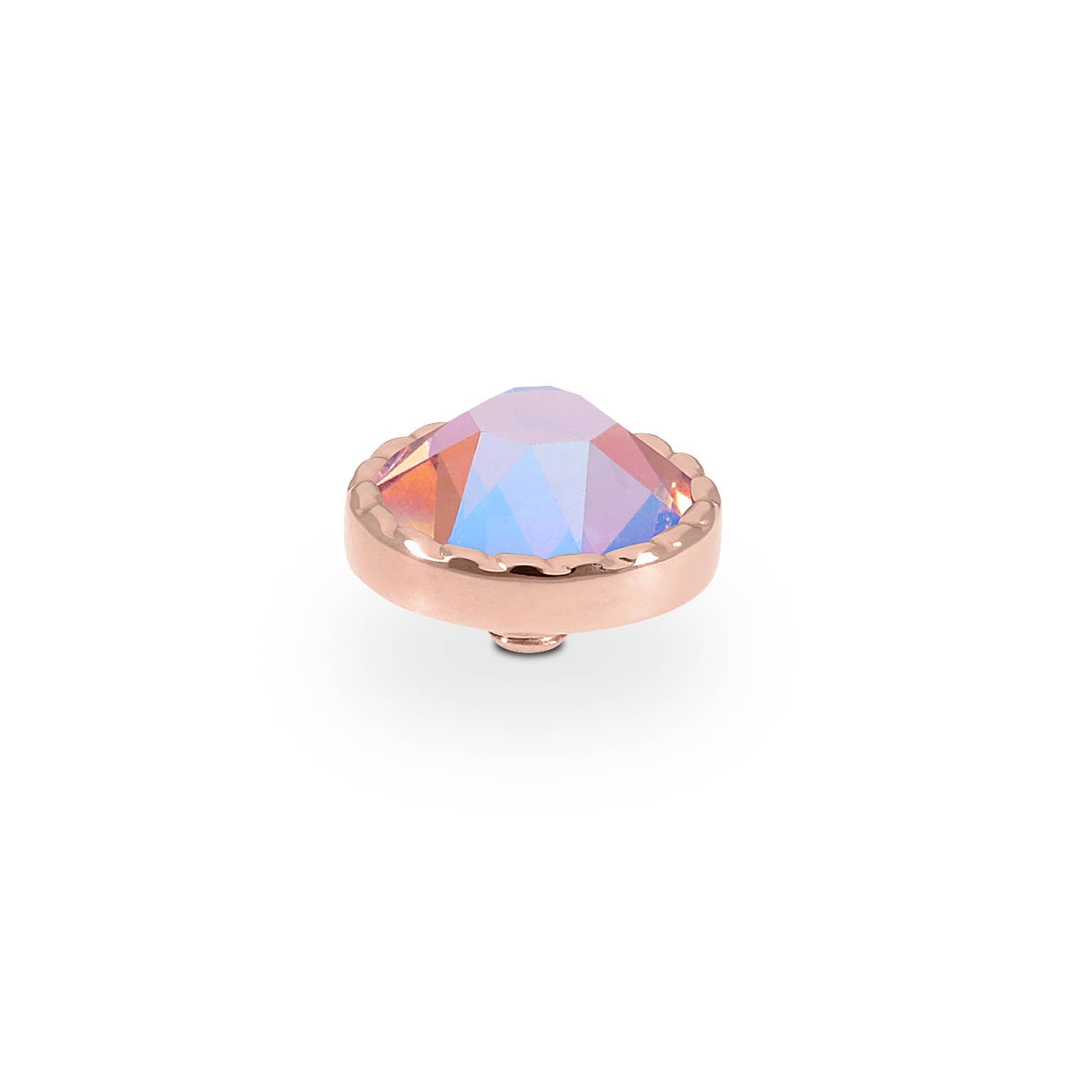 Bocconi Flat Top 9 mm - Roségold
