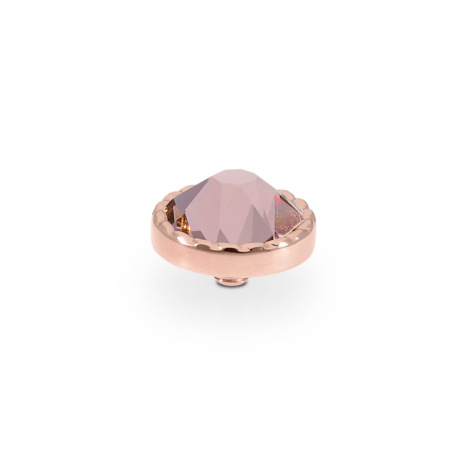 Bocconi Flat Top 9 mm - Roségold vintage rose