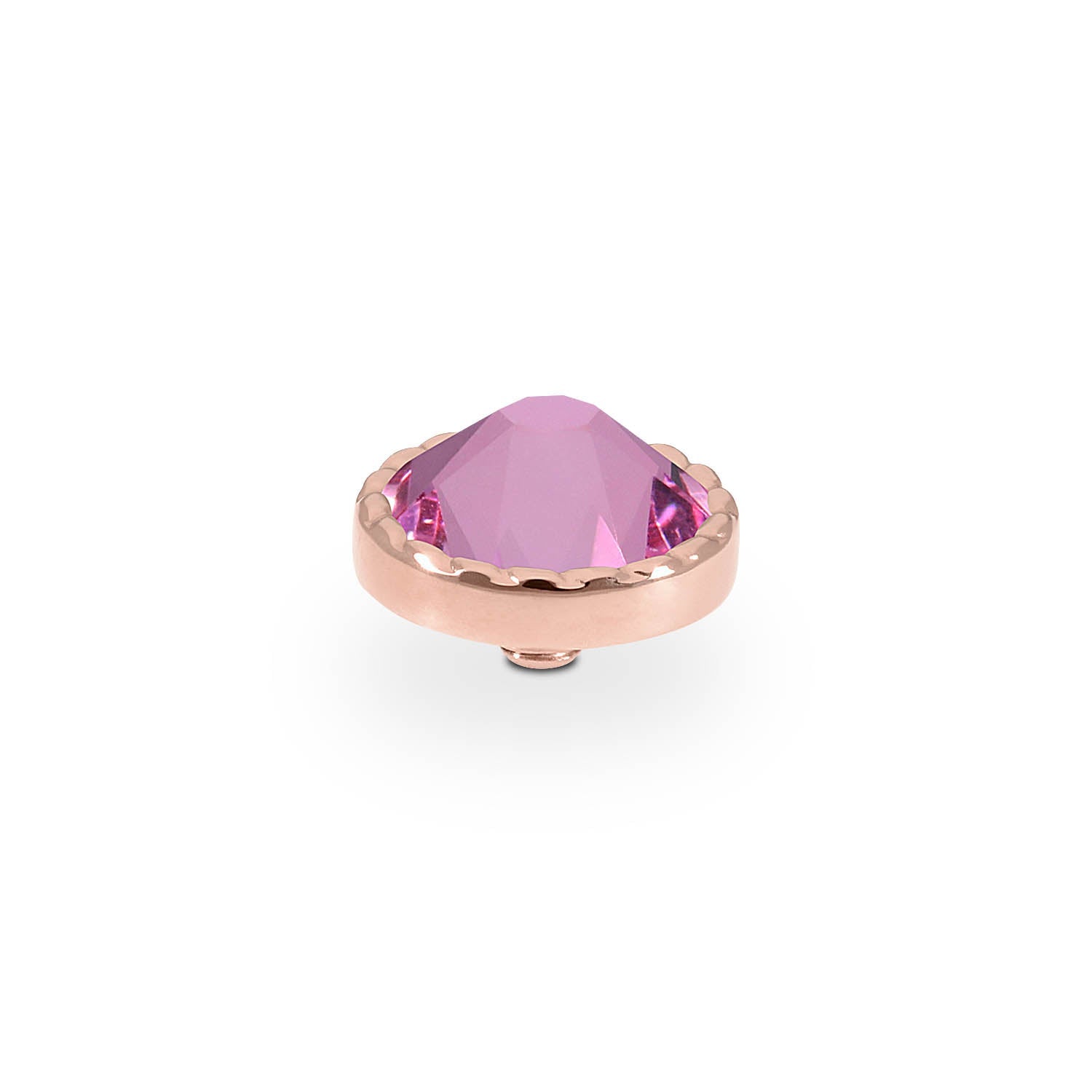 Bocconi Flat Top 9 mm - Roségold