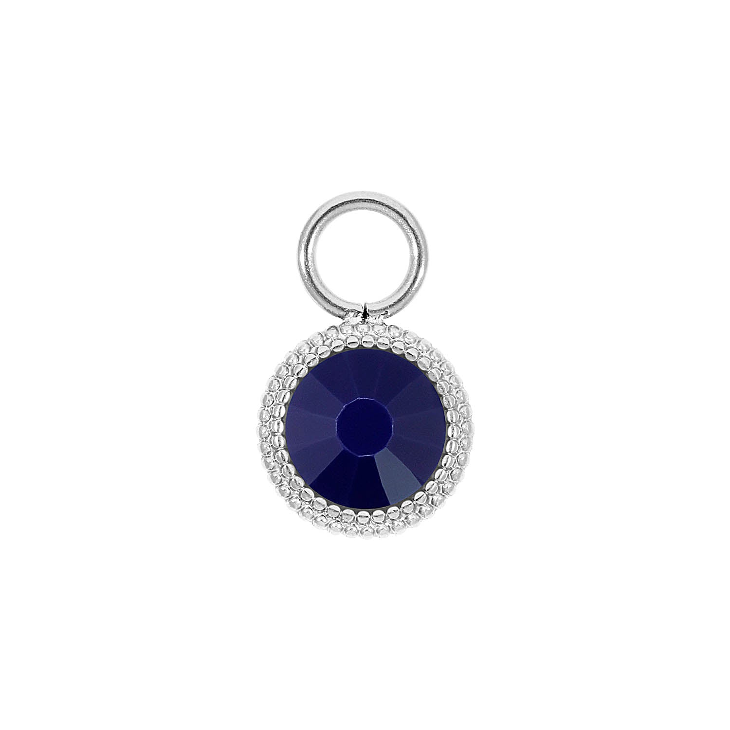 Fabero Flat Charm 10 mm - Silber