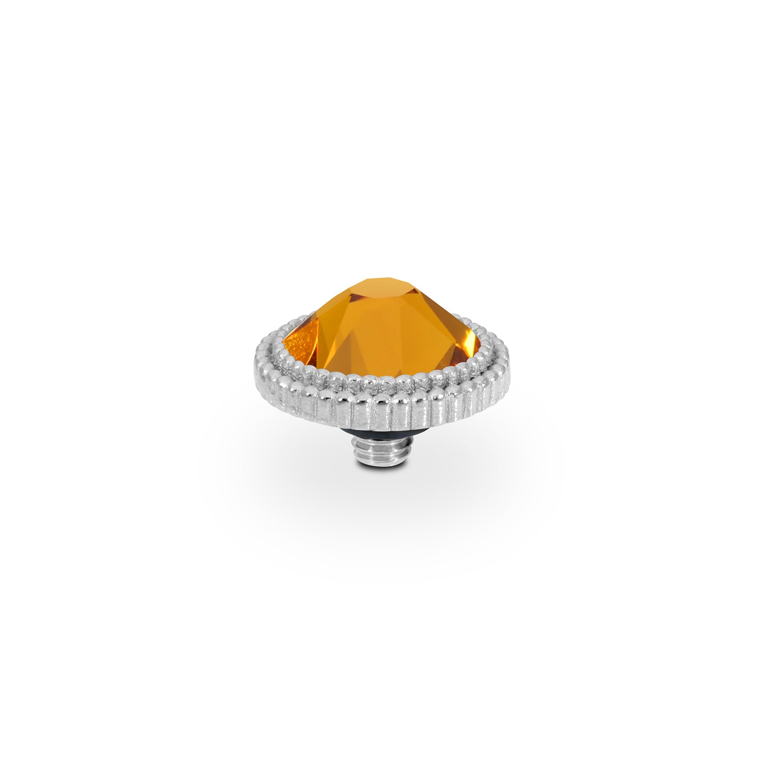 Fabero Flat Top 10 mm - Silber Topaz