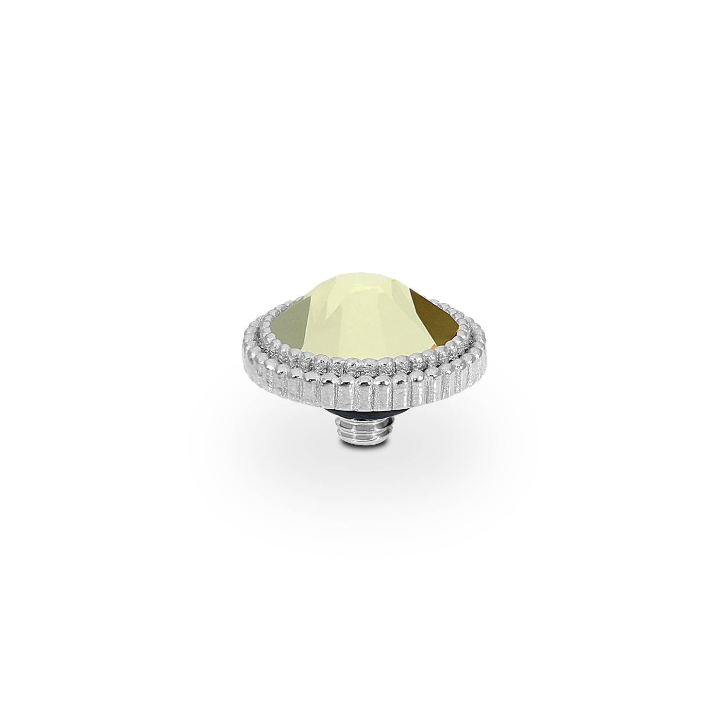 Fabero Flat Top 10 mm - Silber Jonquil