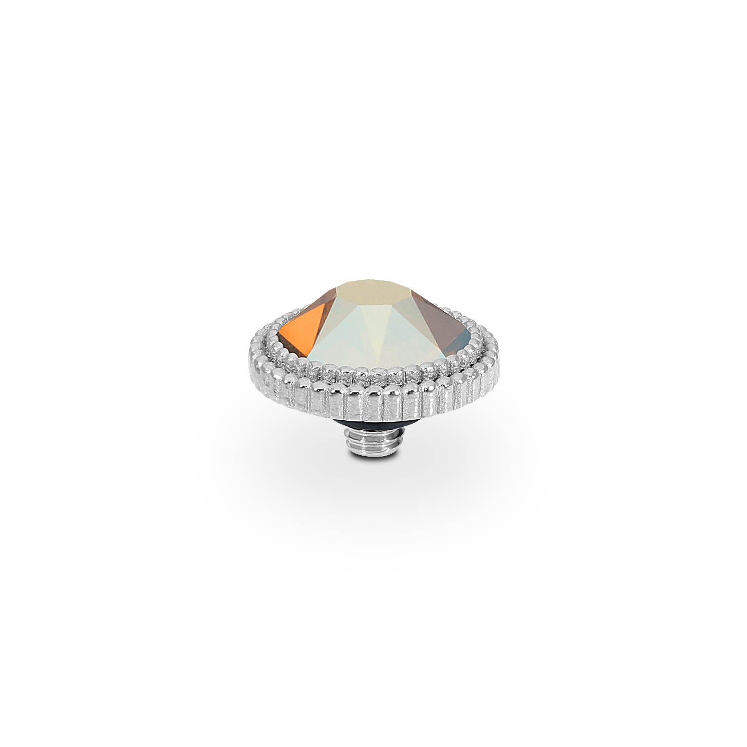 Fabero Flat Top 10 mm - Silber metallic sunshine