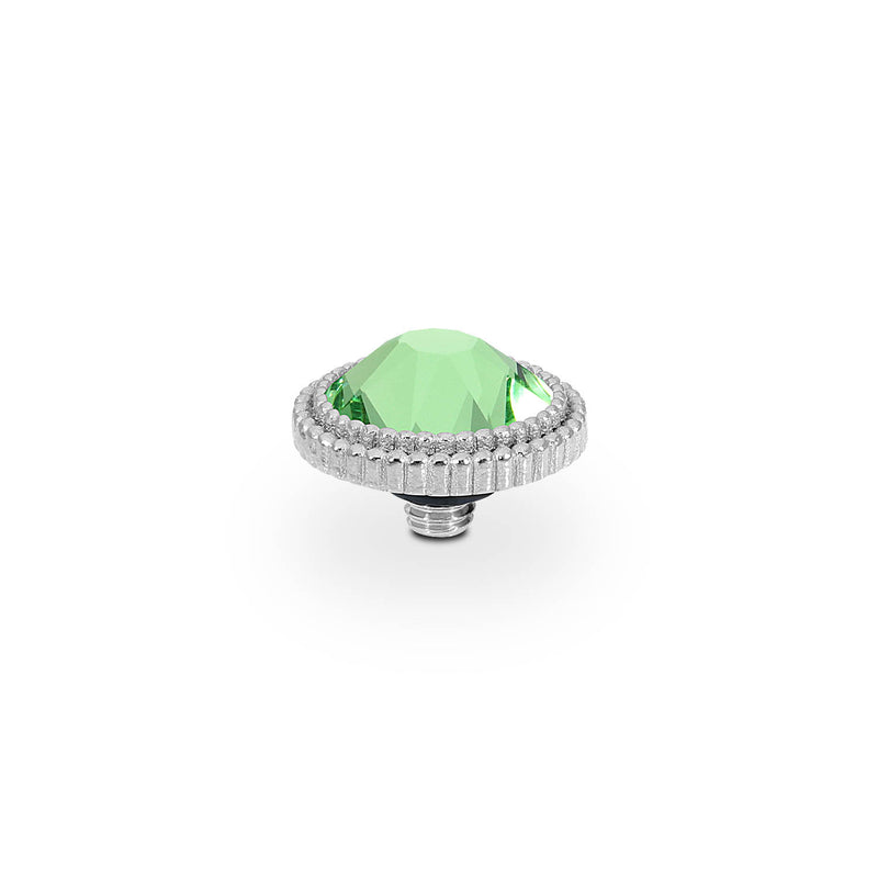 Fabero Flat Top 10 mm - Silber peridot