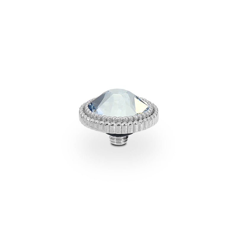 Fabero Flat Top 10 mm - Silber blue shade
