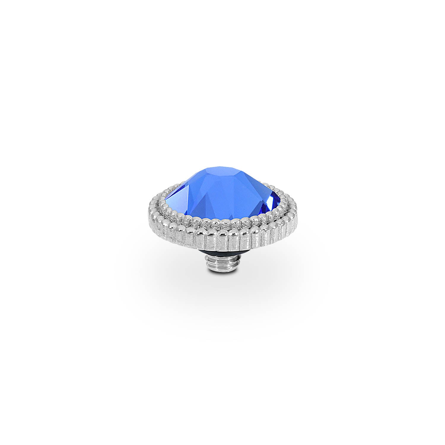 Fabero Flat Top 10 mm - Silber sapphire