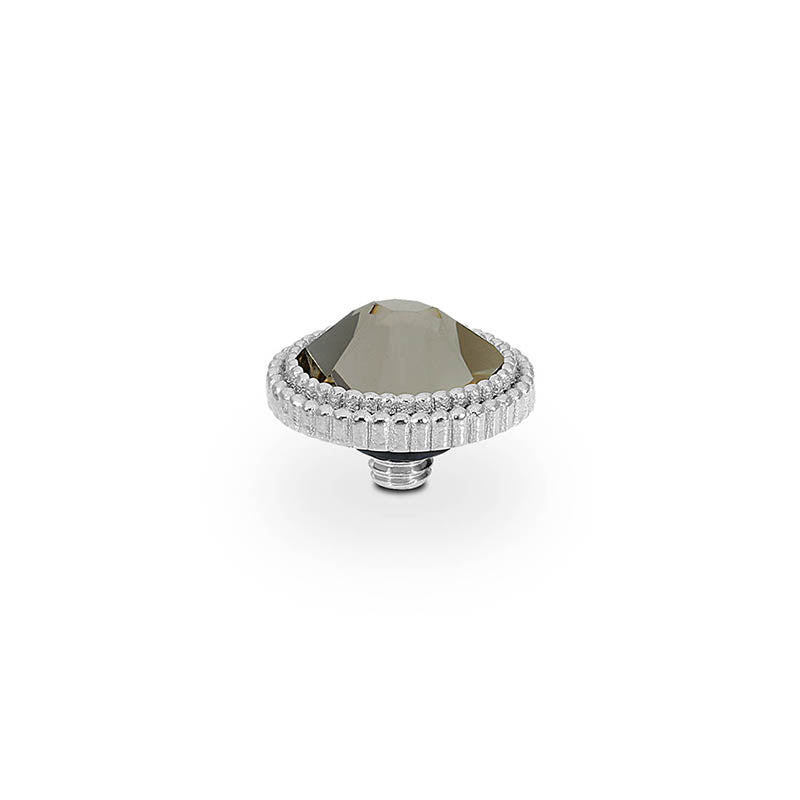 Fabero Flat Top 10 mm - Silber Greige