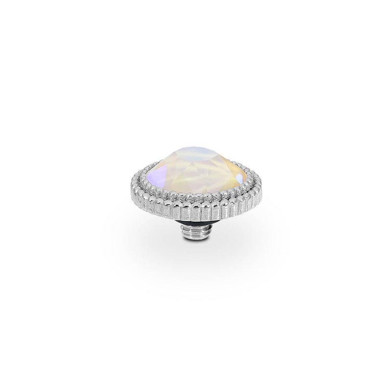 Fabero Flat Top 10 mm - Silber ivory cream delite