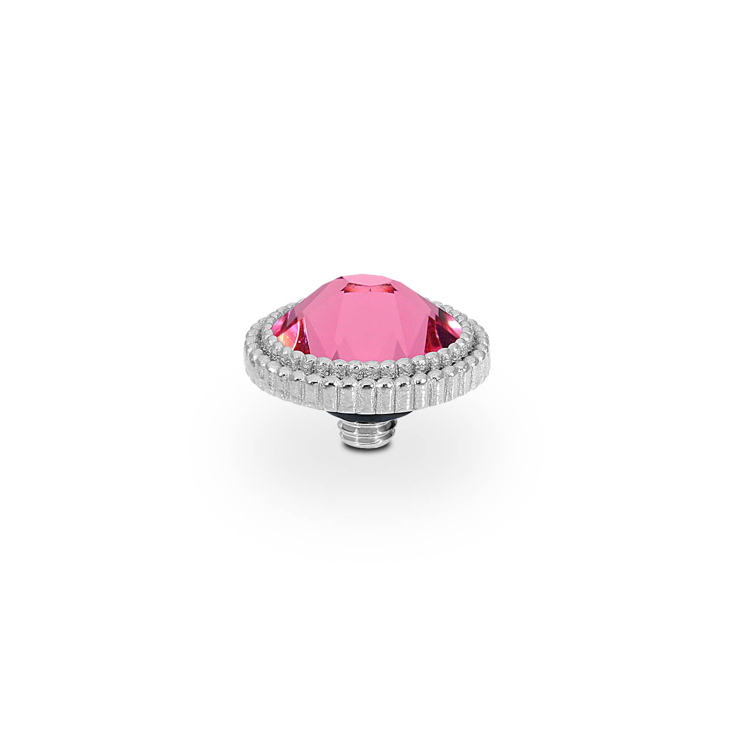 Fabero Flat Top 10 mm - Silber rose