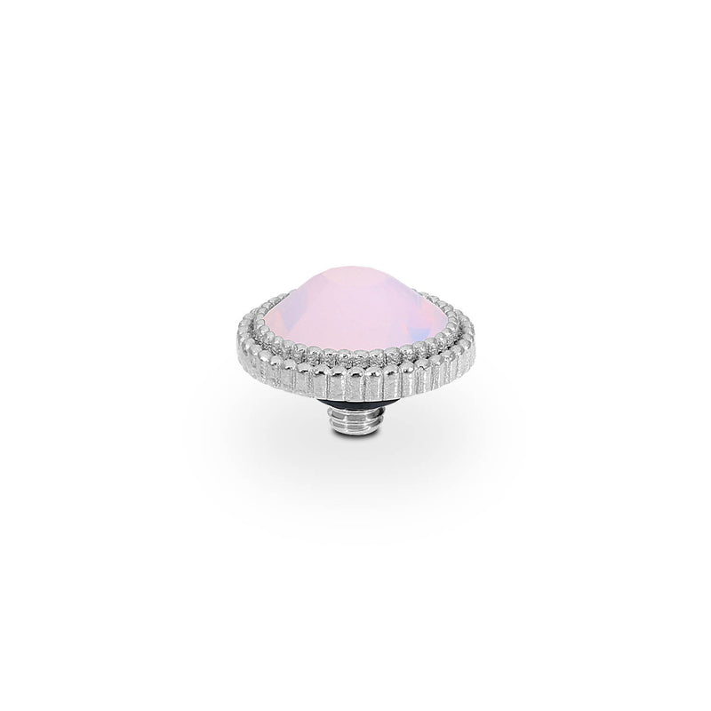 Fabero Flat Top 10 mm - Silber rose opal