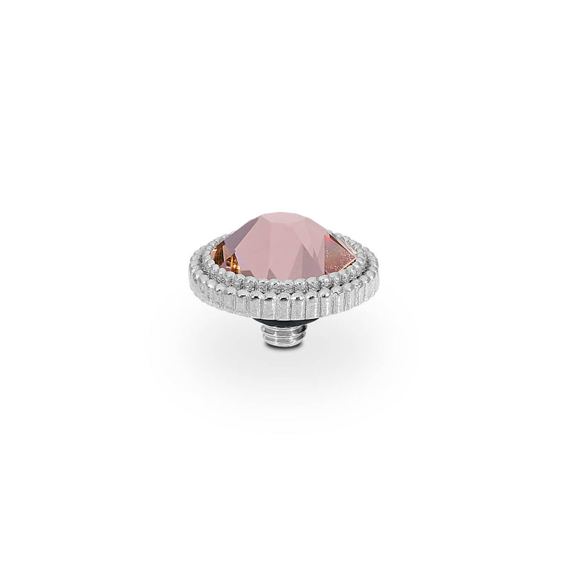 Fabero Flat Top 10 mm - Silber vintage rose