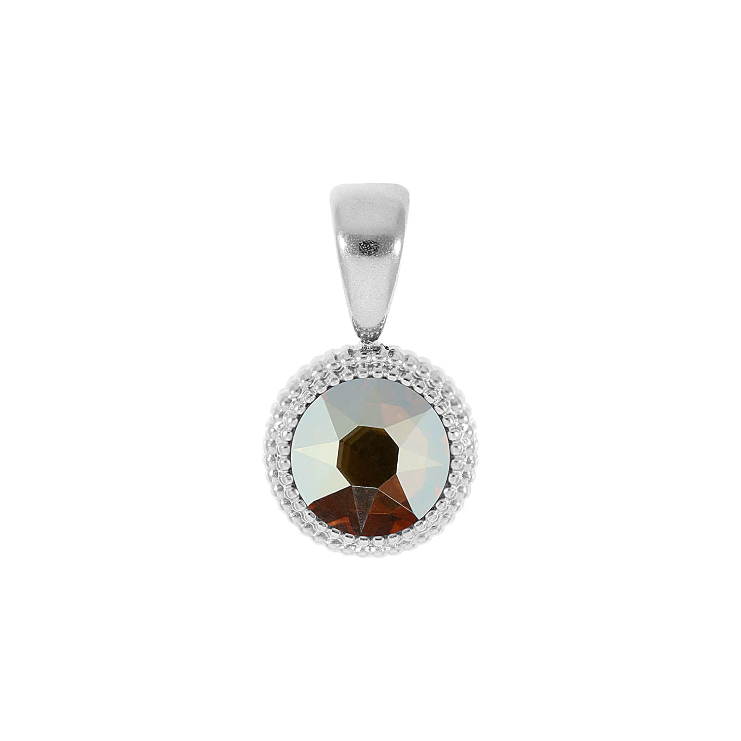 Fabero Flat Anhänger 10 mm - Silber metallic sunshine