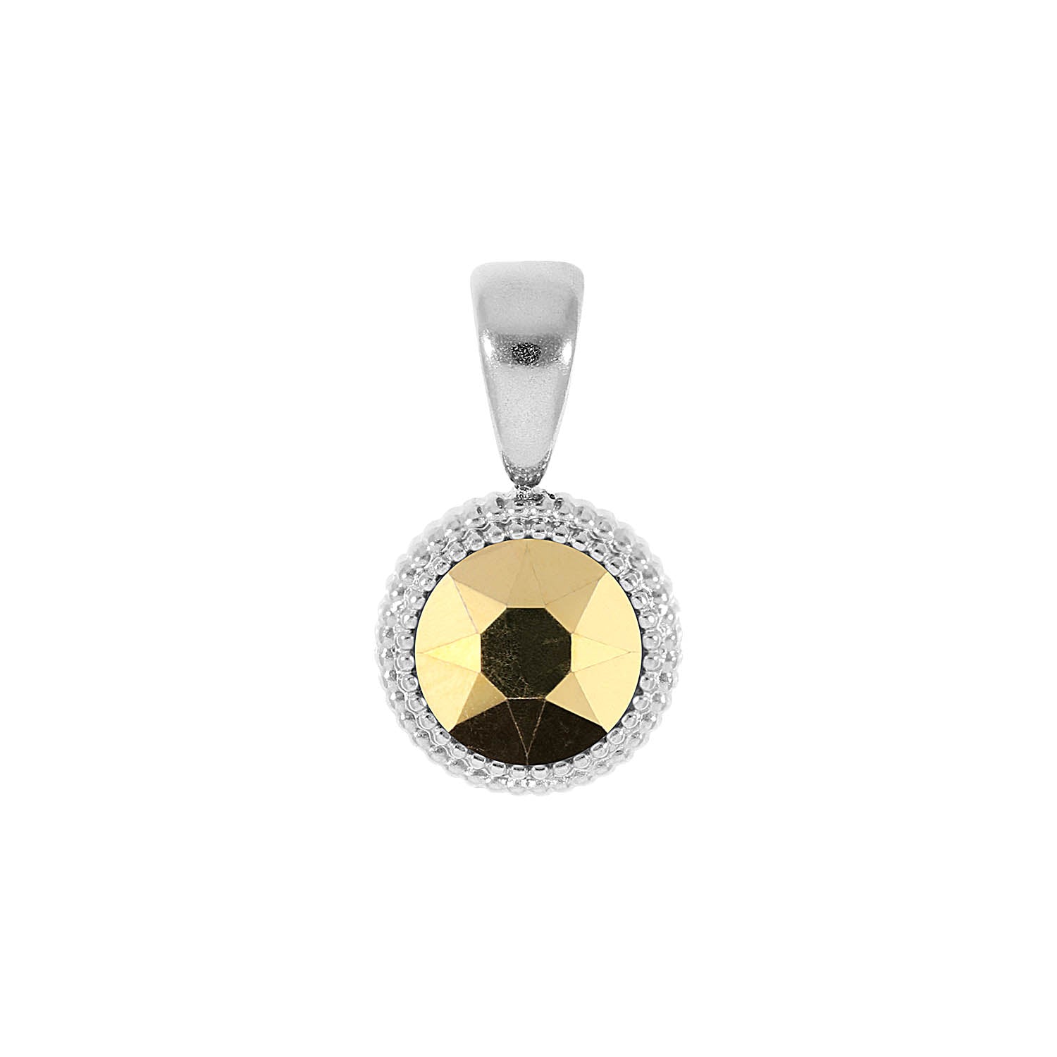 Fabero Flat Anhänger 10 mm - Silber