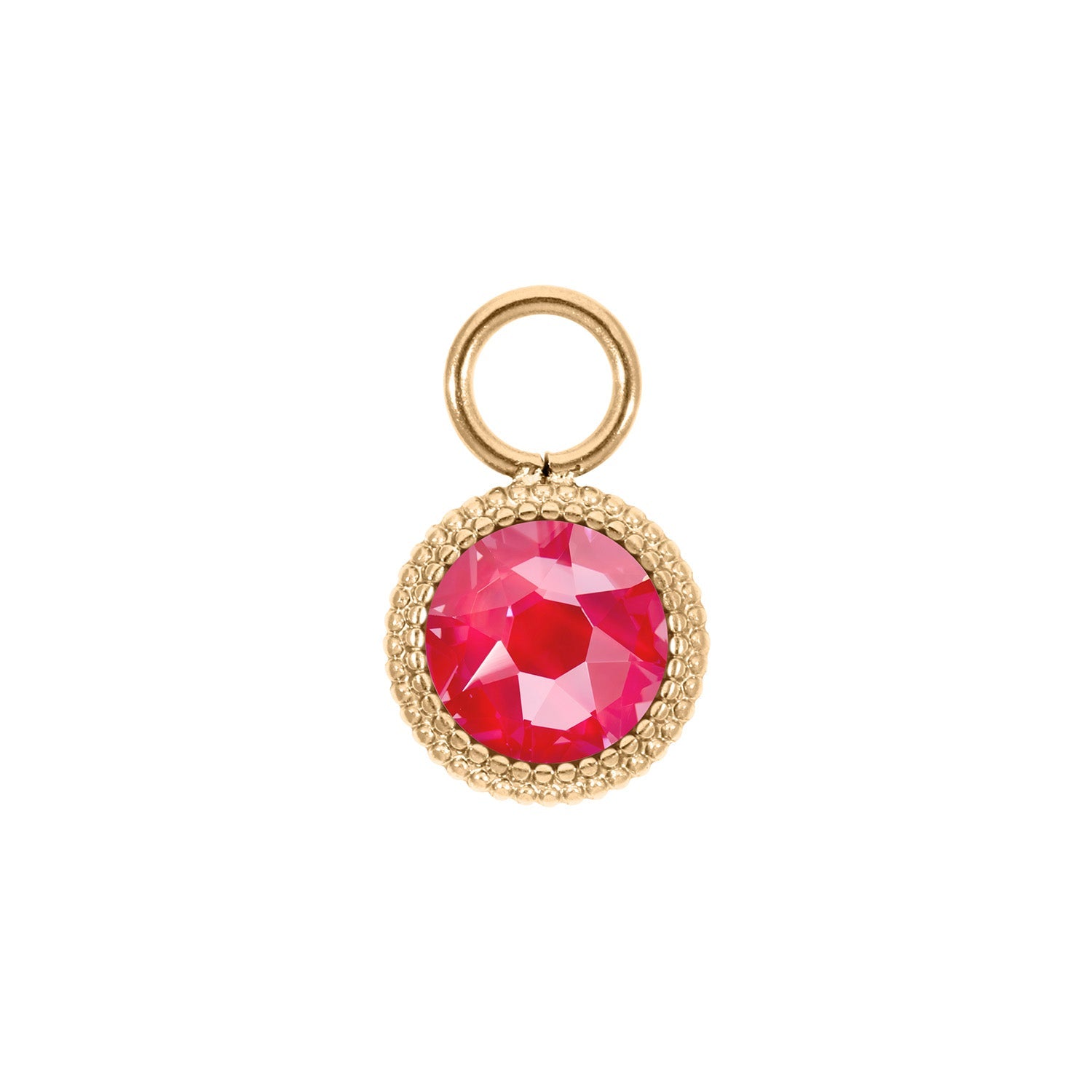 Fabero Flat Charm 10 mm - Gold