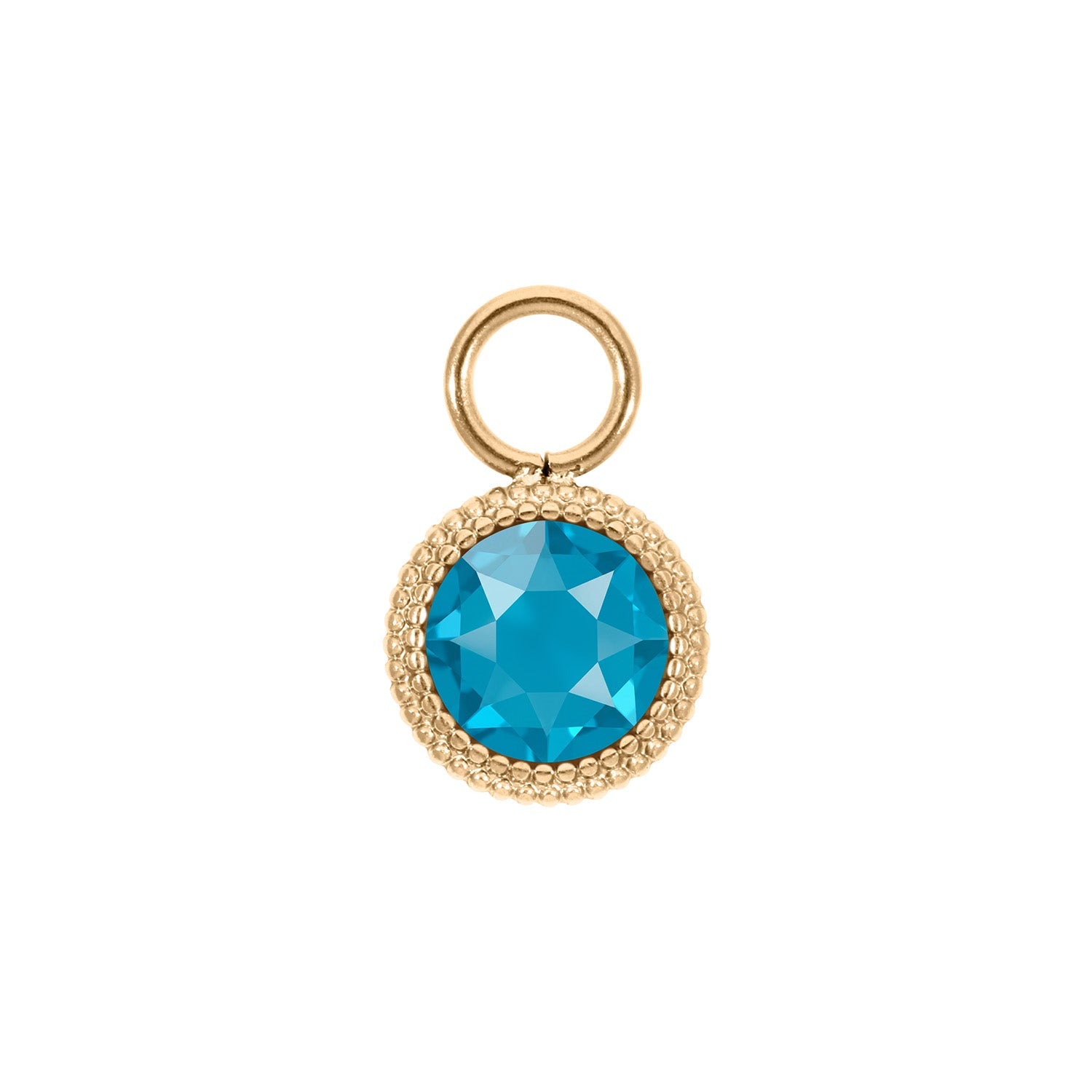 Fabero Flat Charm 10 mm - Gold