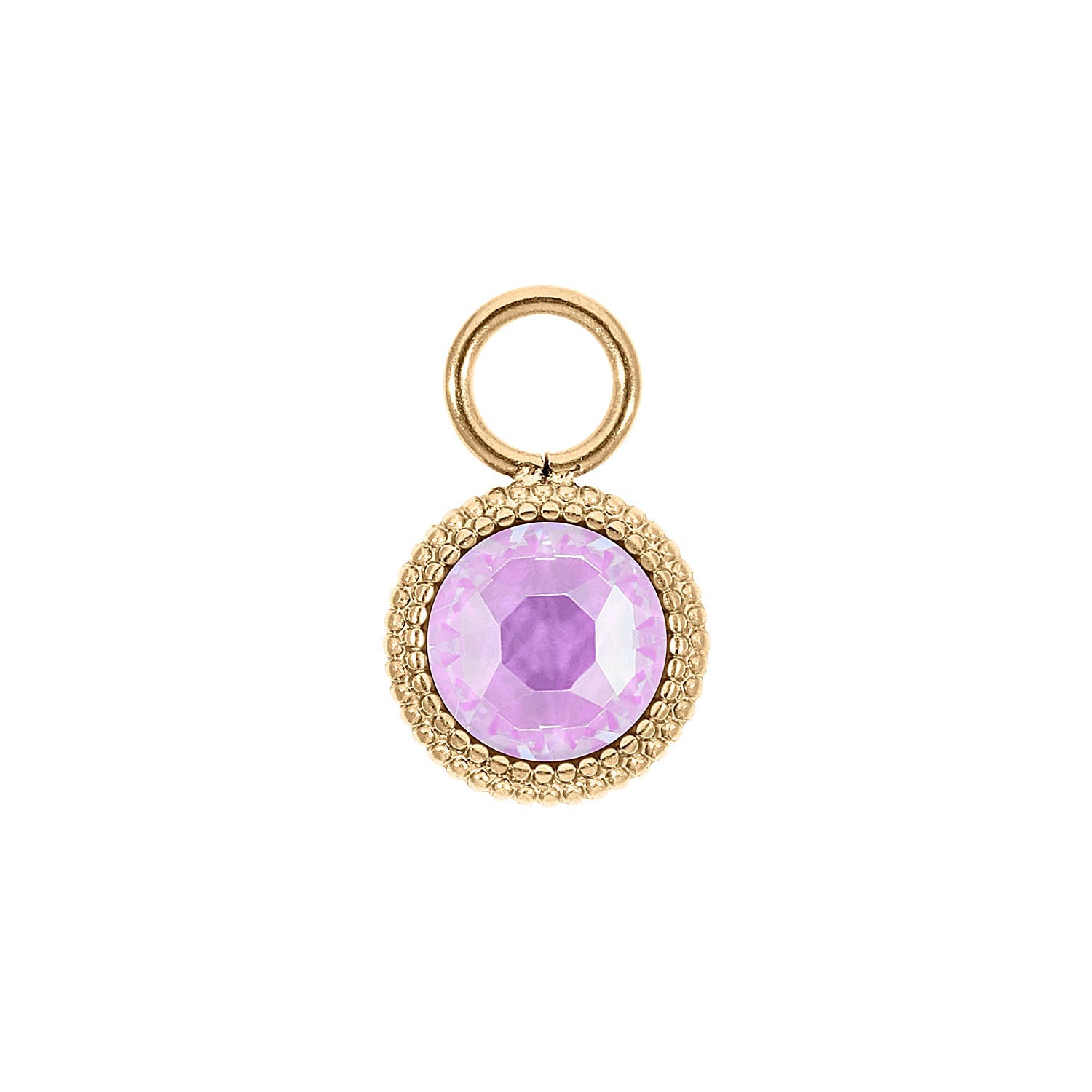 Fabero Flat Charm 10 mm - Gold