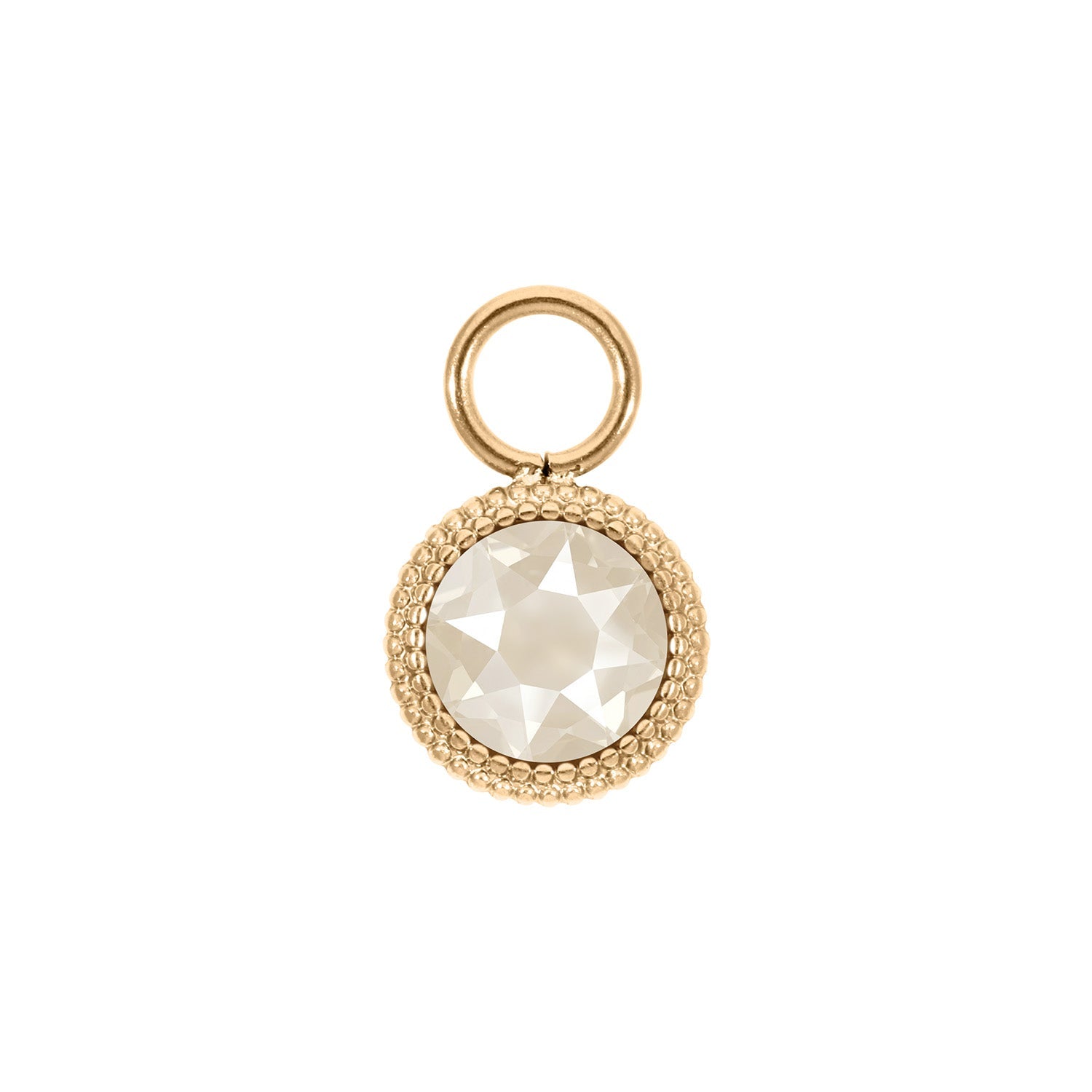 Fabero Flat Charm 10 mm - Gold