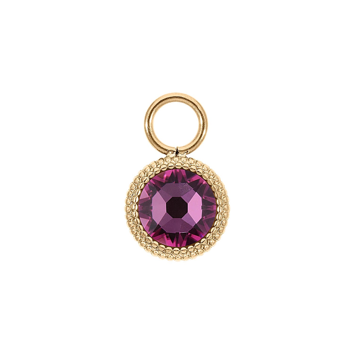 Fabero Flat Charm 10 mm - Gold