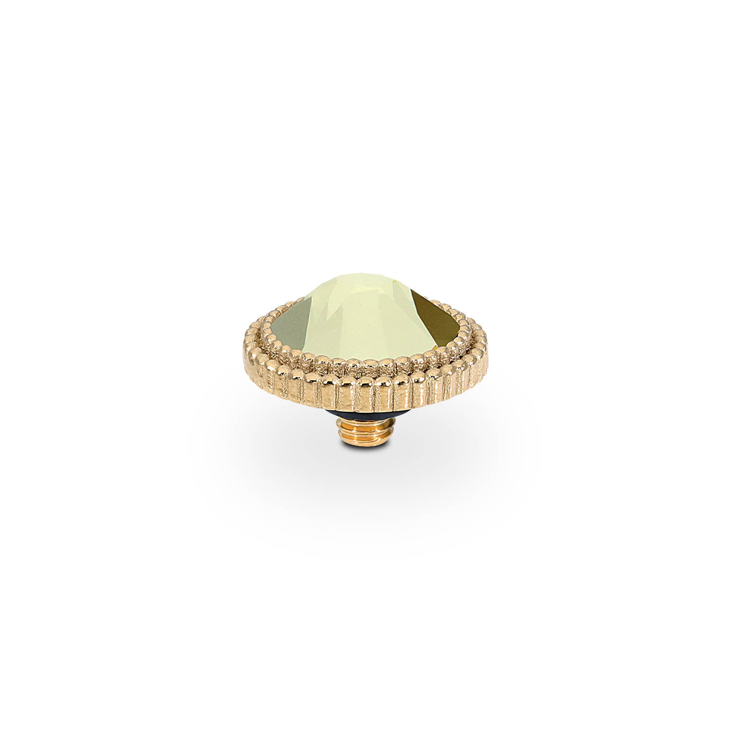 Fabero Flat Top 10 mm - Gold Jonquil