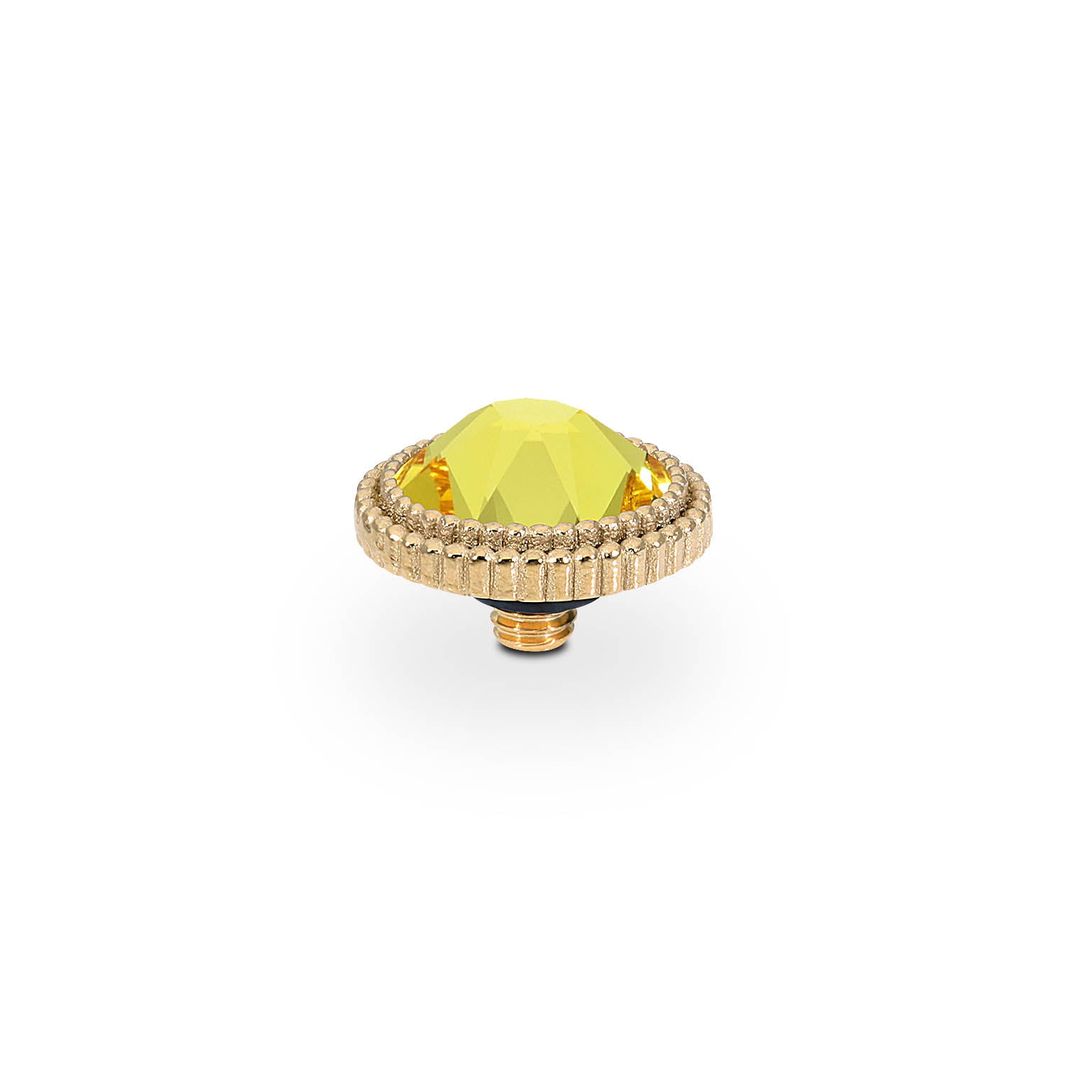 Fabero Flat Top 10 mm - Gold light topaz