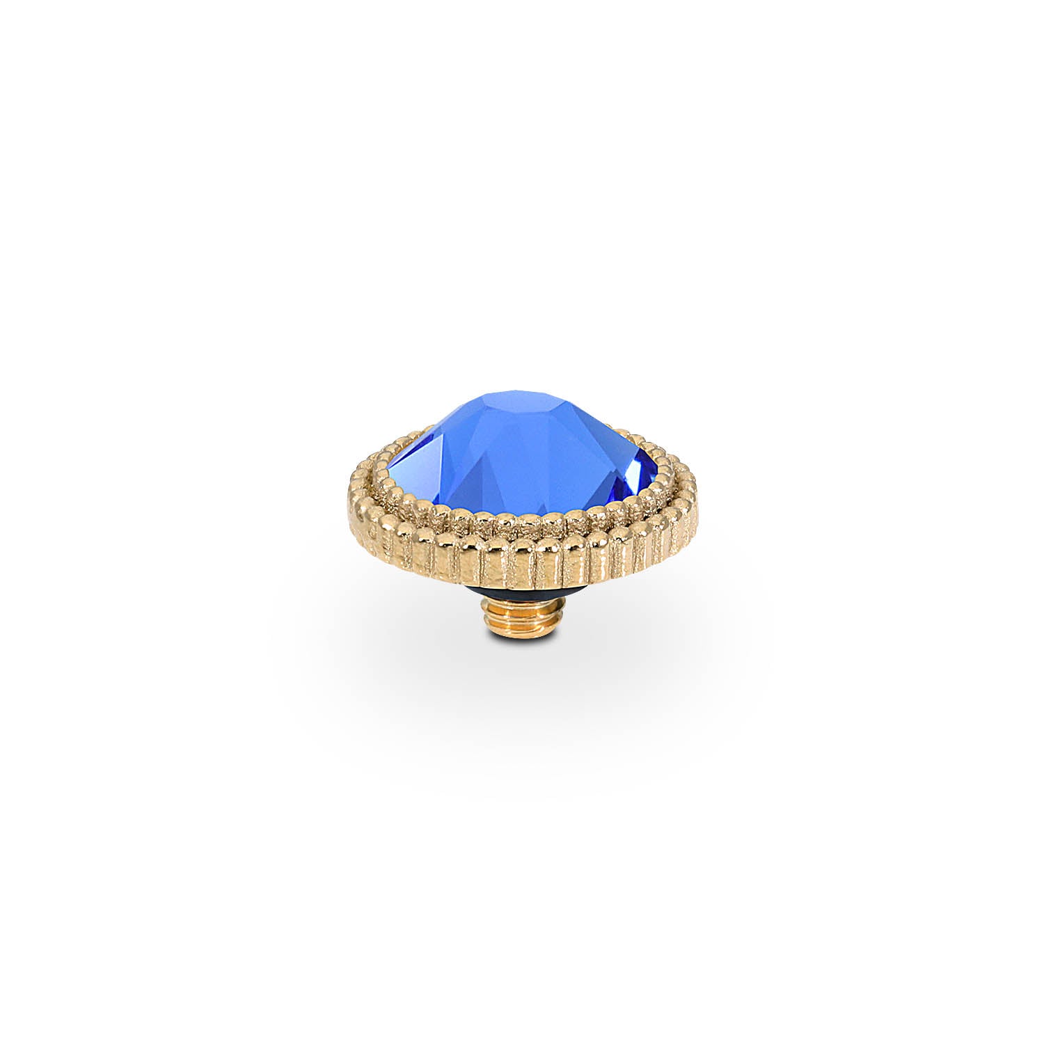 Fabero Flat Top 10 mm - Gold sapphire
